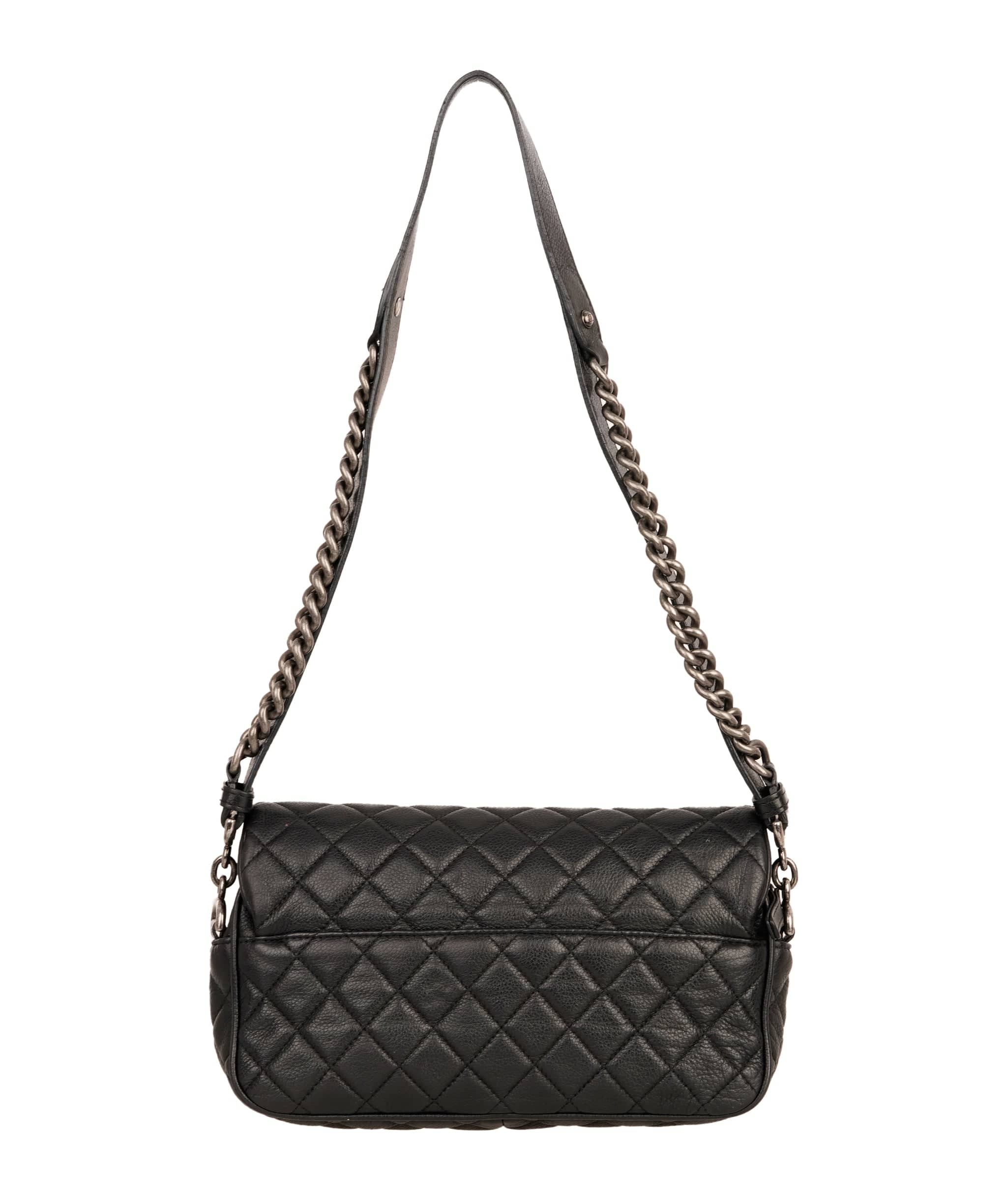 Chanel Chanel Timeless/Boy 26cm caviar black shw bag - APC0024
