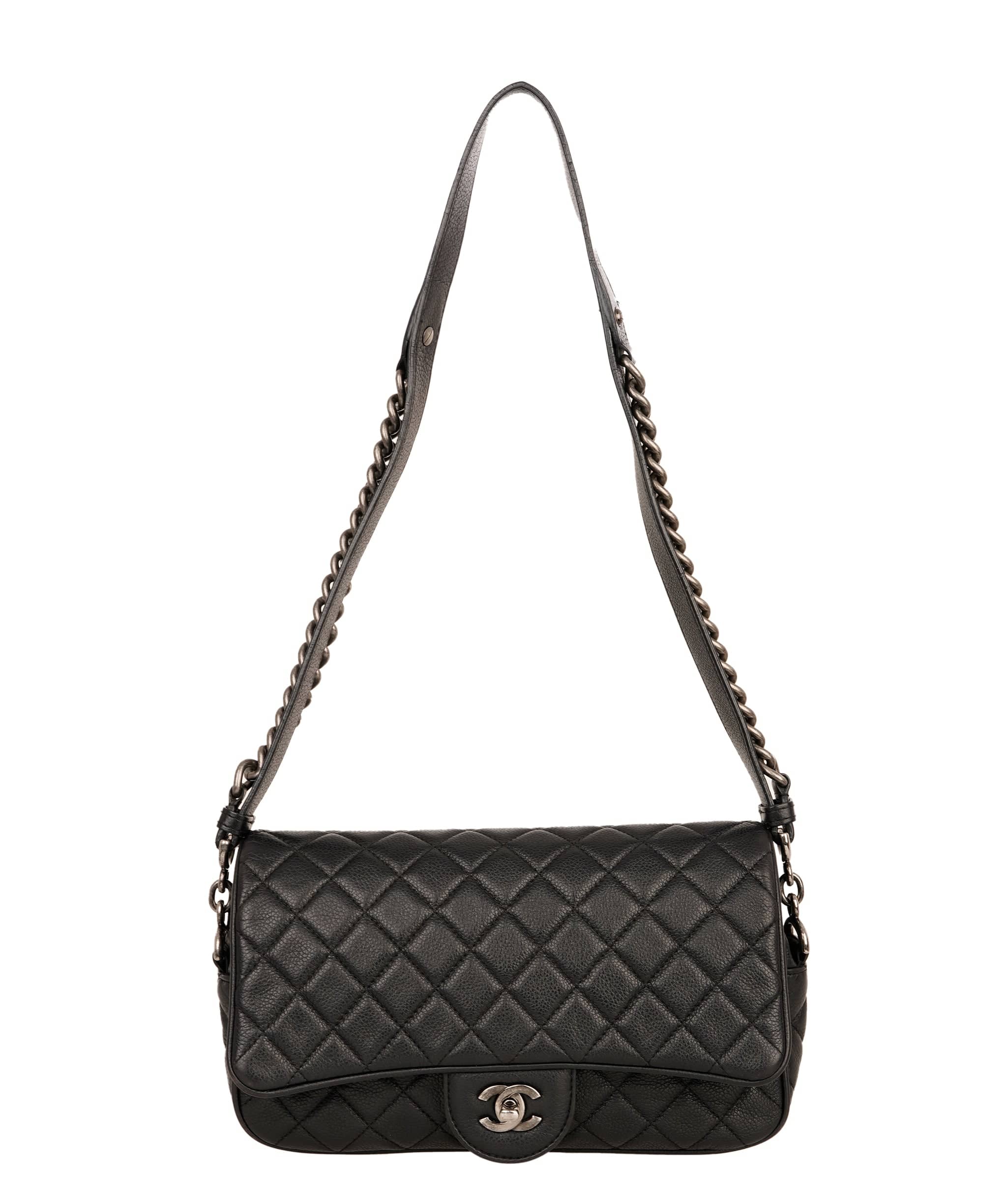 Chanel Chanel Timeless/Boy 26cm caviar black shw bag - APC0024