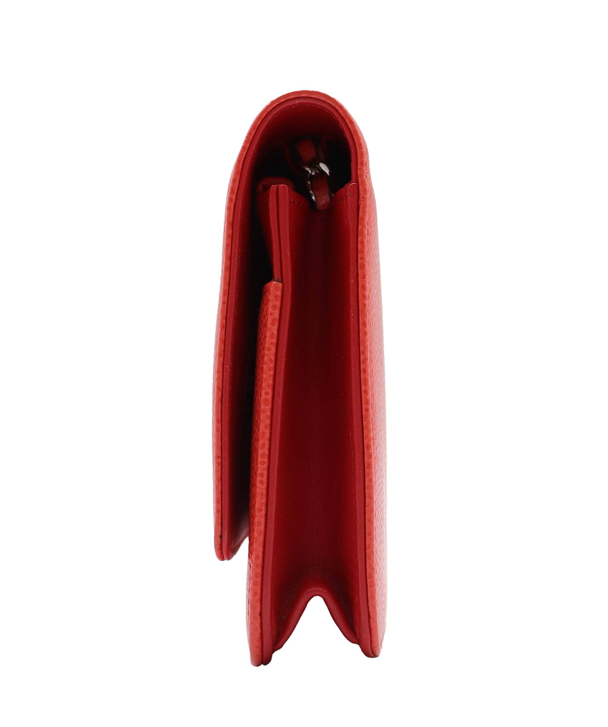 Chanel Chanel Timeless CC WOC Red Caviar SHW #17 SKC2005