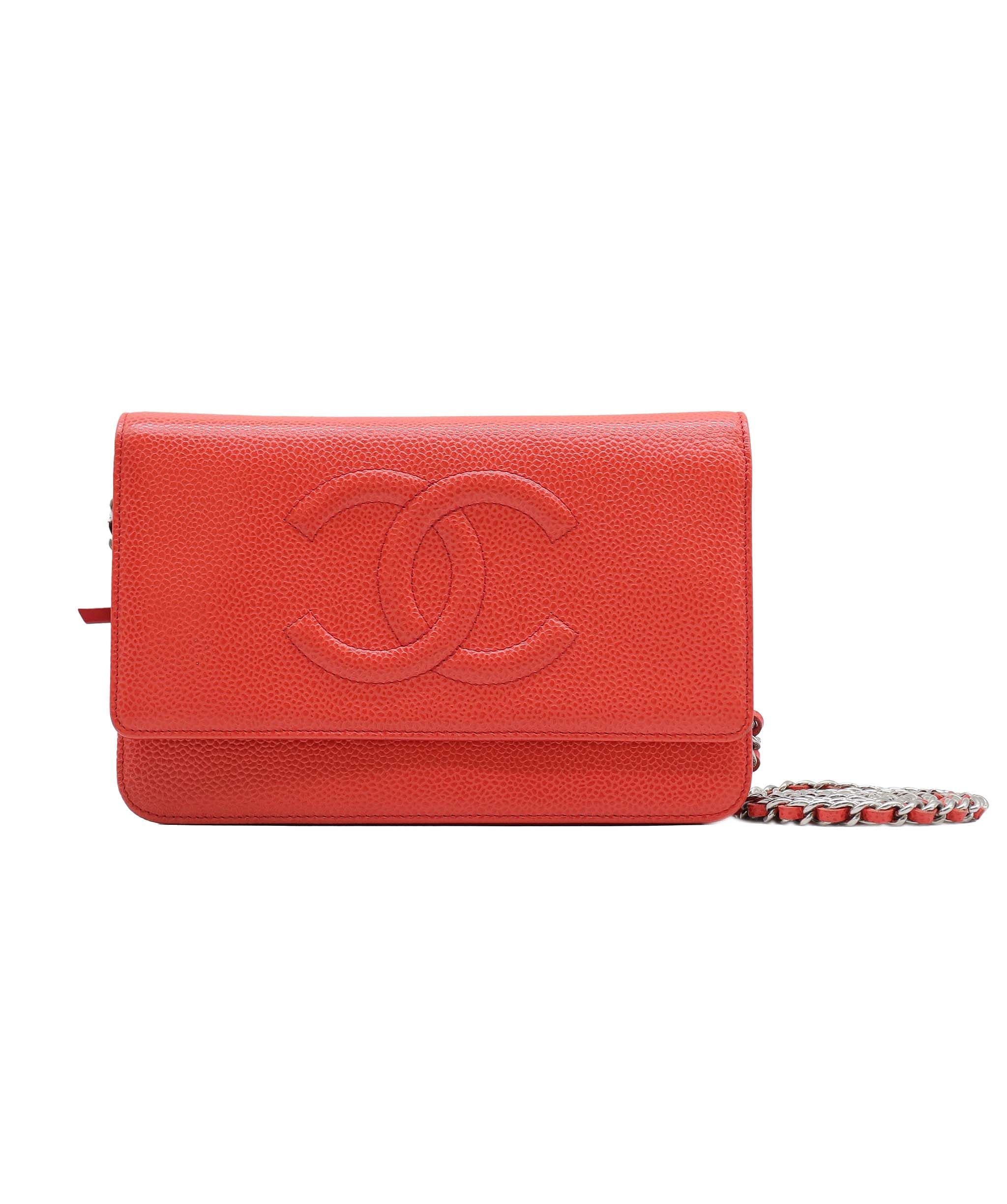 Chanel Chanel Timeless CC WOC Red Caviar SHW #17 SKC2005