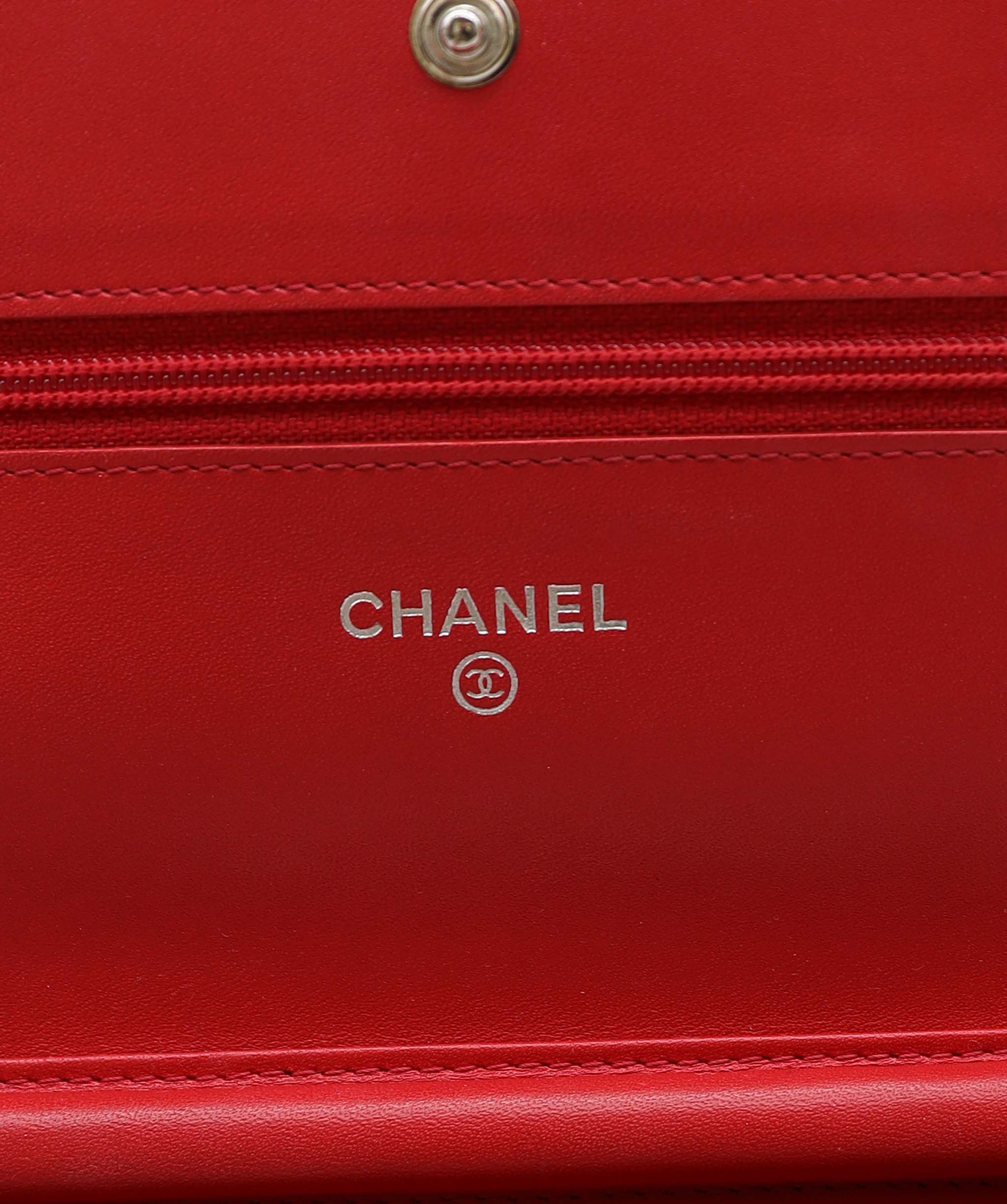 Chanel Chanel Timeless CC WOC Red Caviar SHW #17 SKC2005