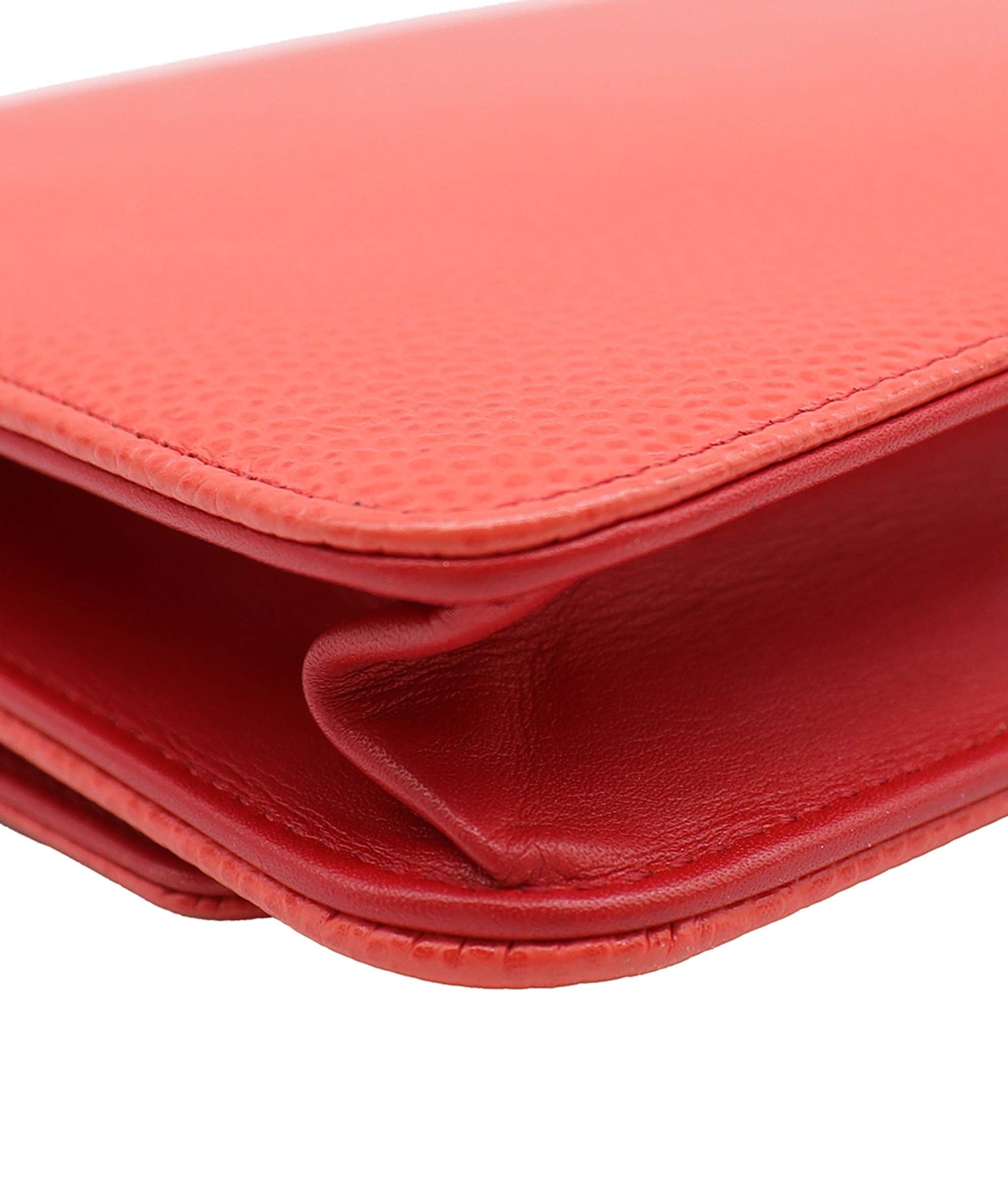 Chanel Chanel Timeless CC WOC Red Caviar SHW #17 SKC2005