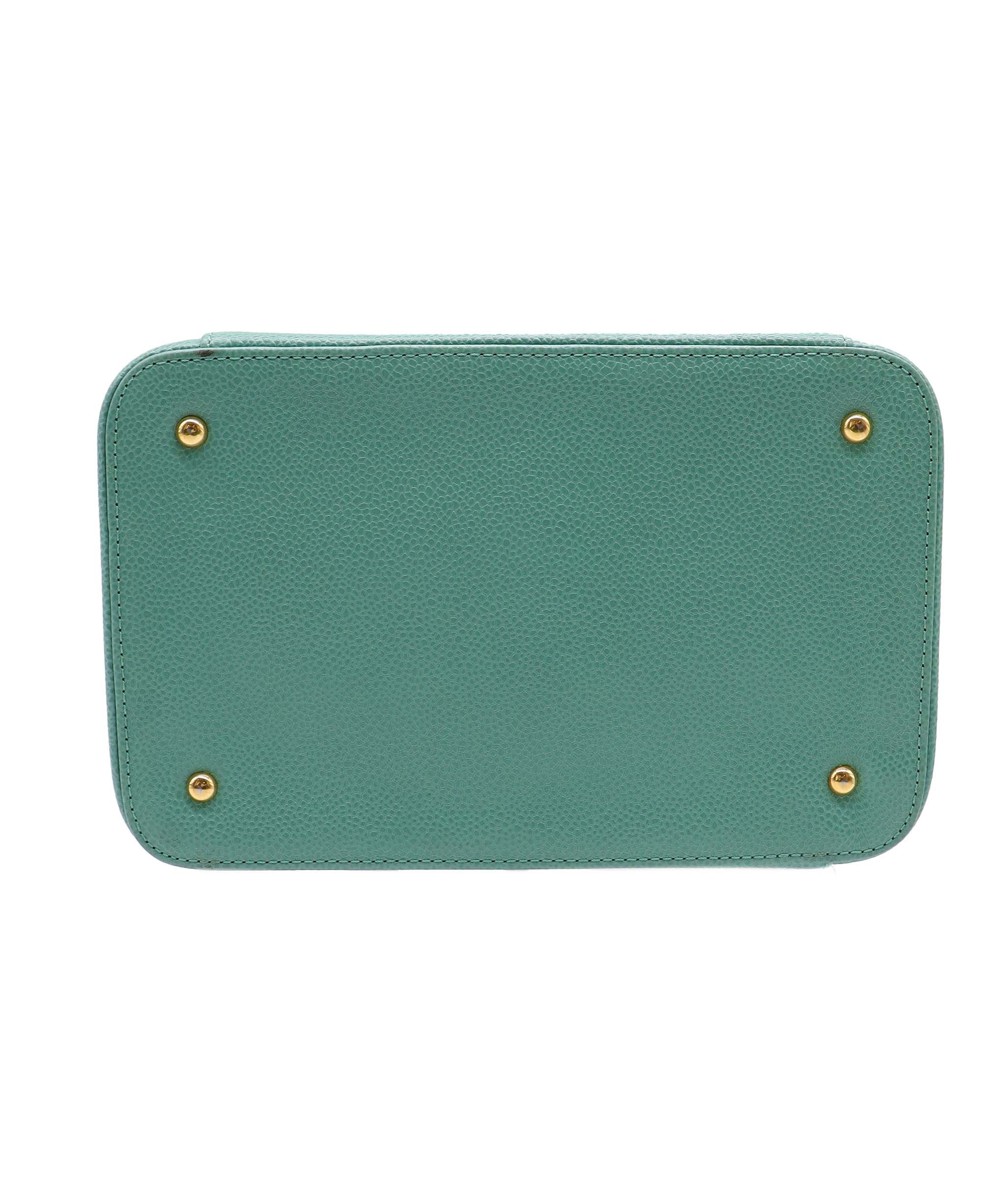 Chanel Chanel Vanity 2way Teal Caviar C24123283 ASC5920