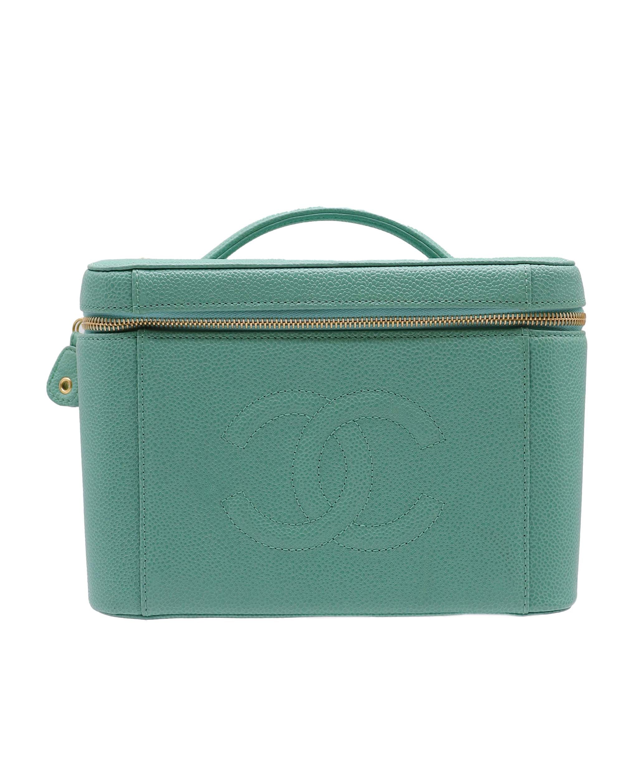 Chanel Chanel Vanity 2way Teal Caviar C24123283 ASC5920