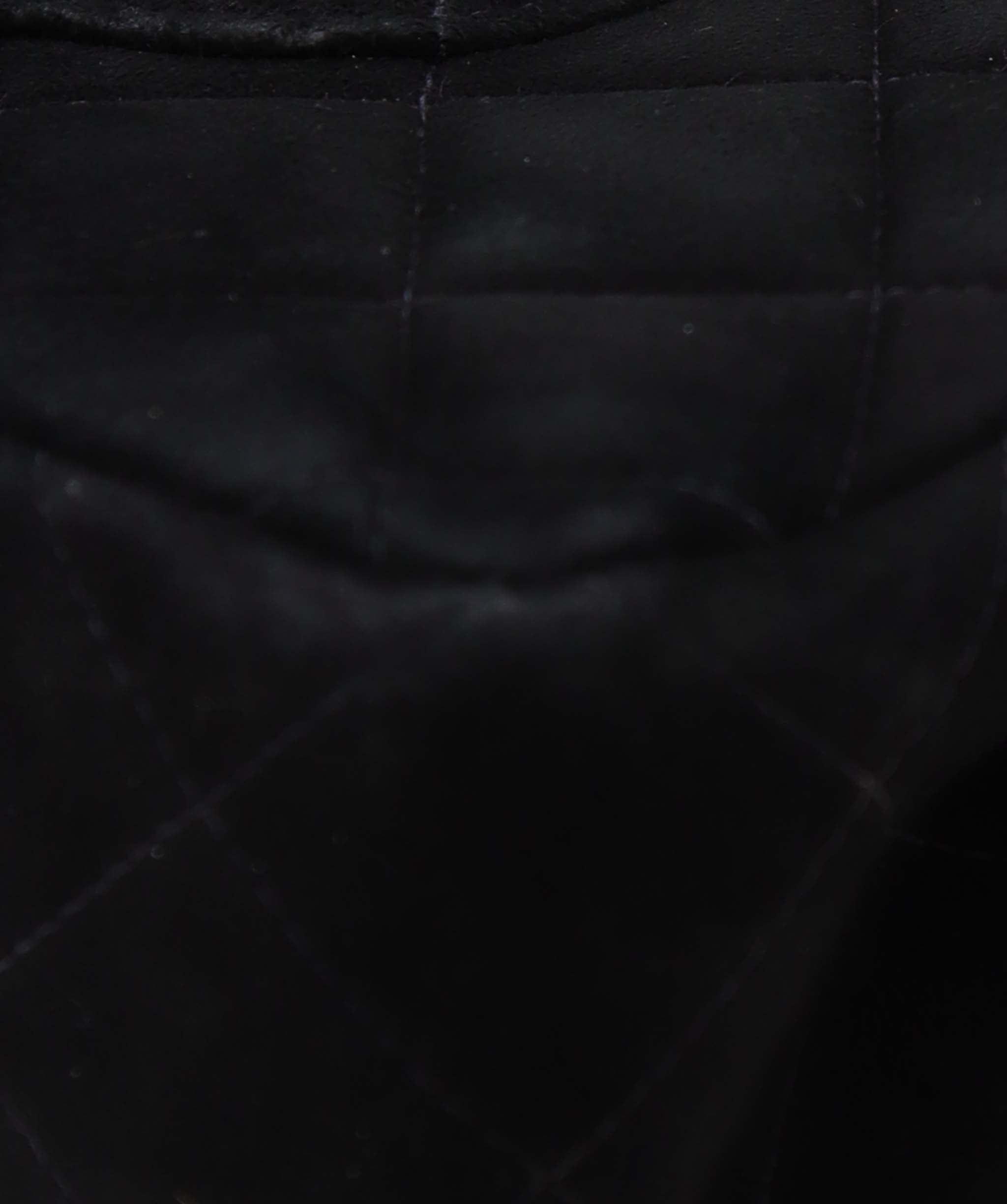 Chanel CHANEL VINTAGE CLASSIC FLAP MEDIUM CHAIN SHOULDER BAG BLACK SUEDE DXBS3462