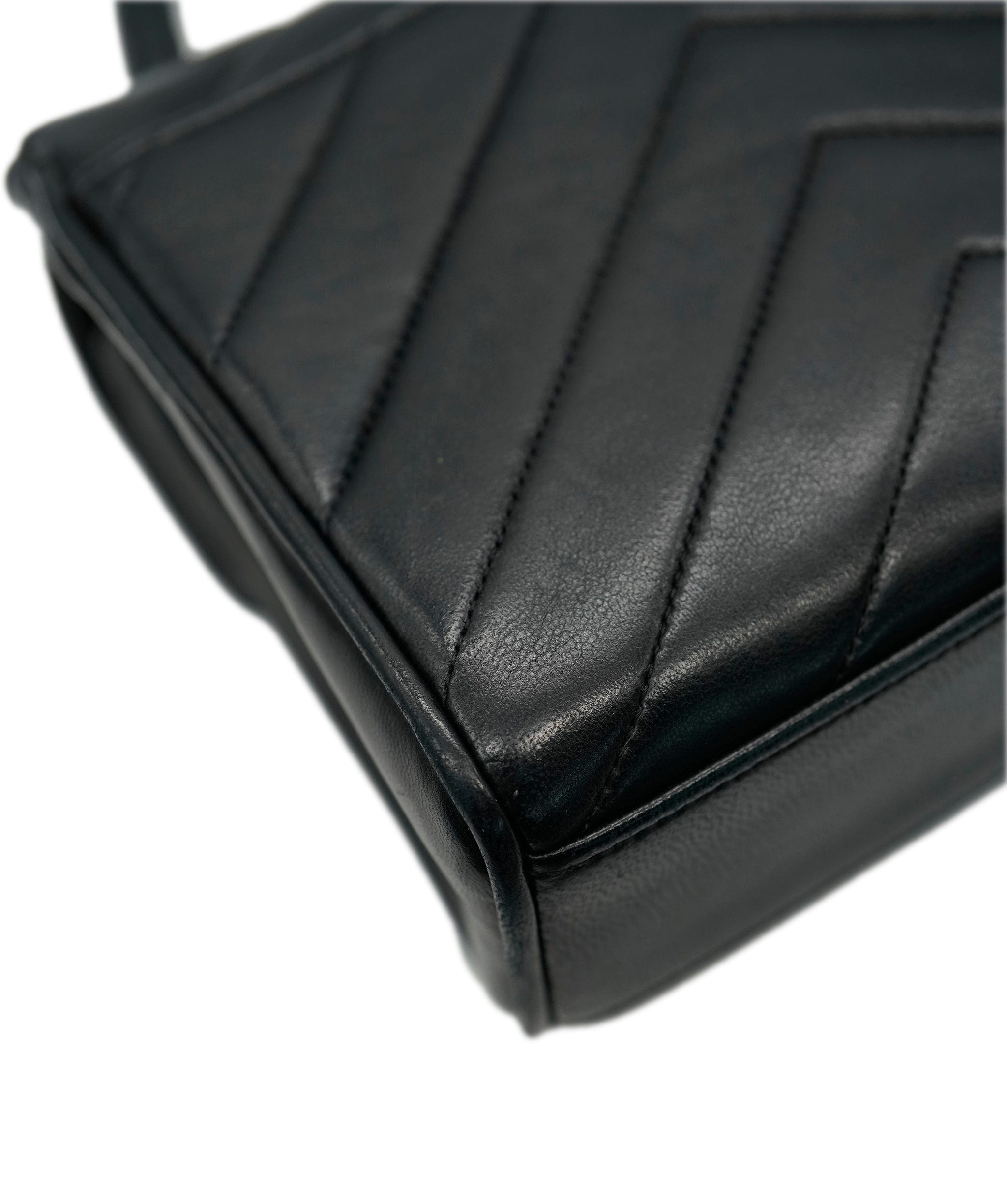 Chanel Chanel Vintage Mini Square Chevron Crossbody Bag ALC1705