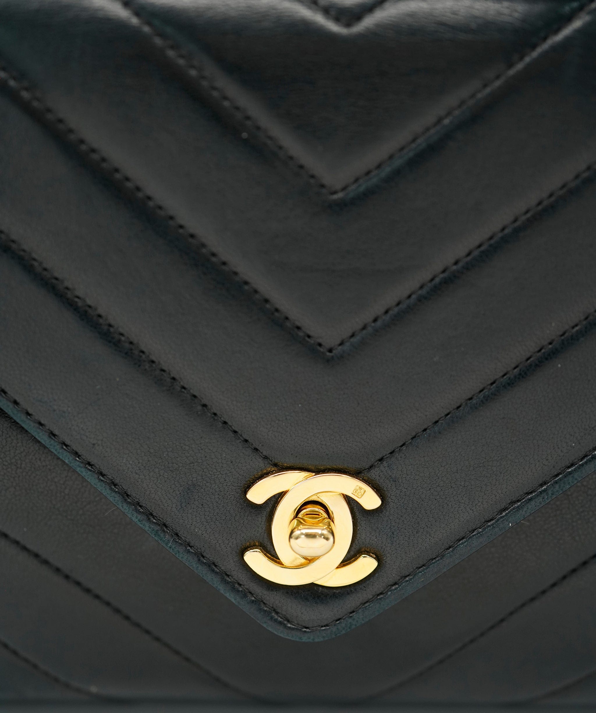 Chanel Chanel Vintage Mini Square Chevron Crossbody Bag ALC1705