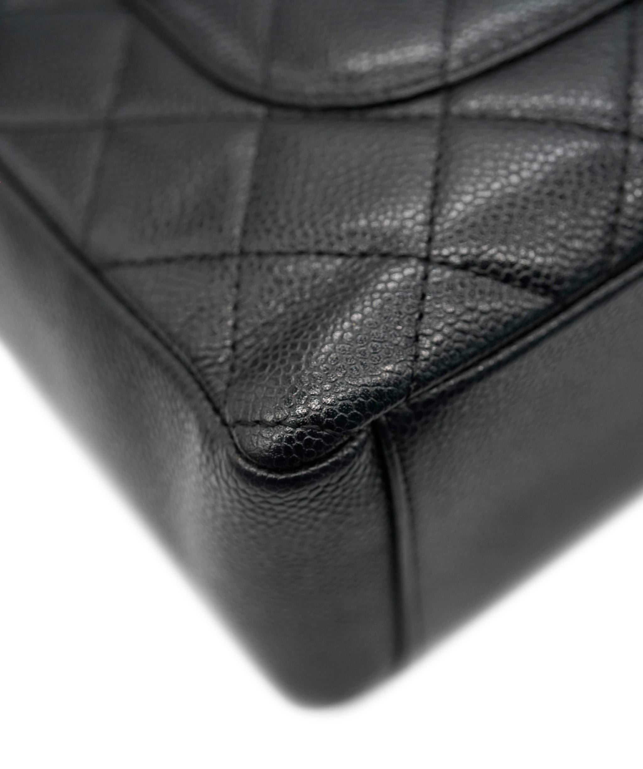 Chanel CHANEL VINTAGE PST CHAIN SHOULDER BAG BLACK CAVIAR SKIN 90269945 DBXS3591