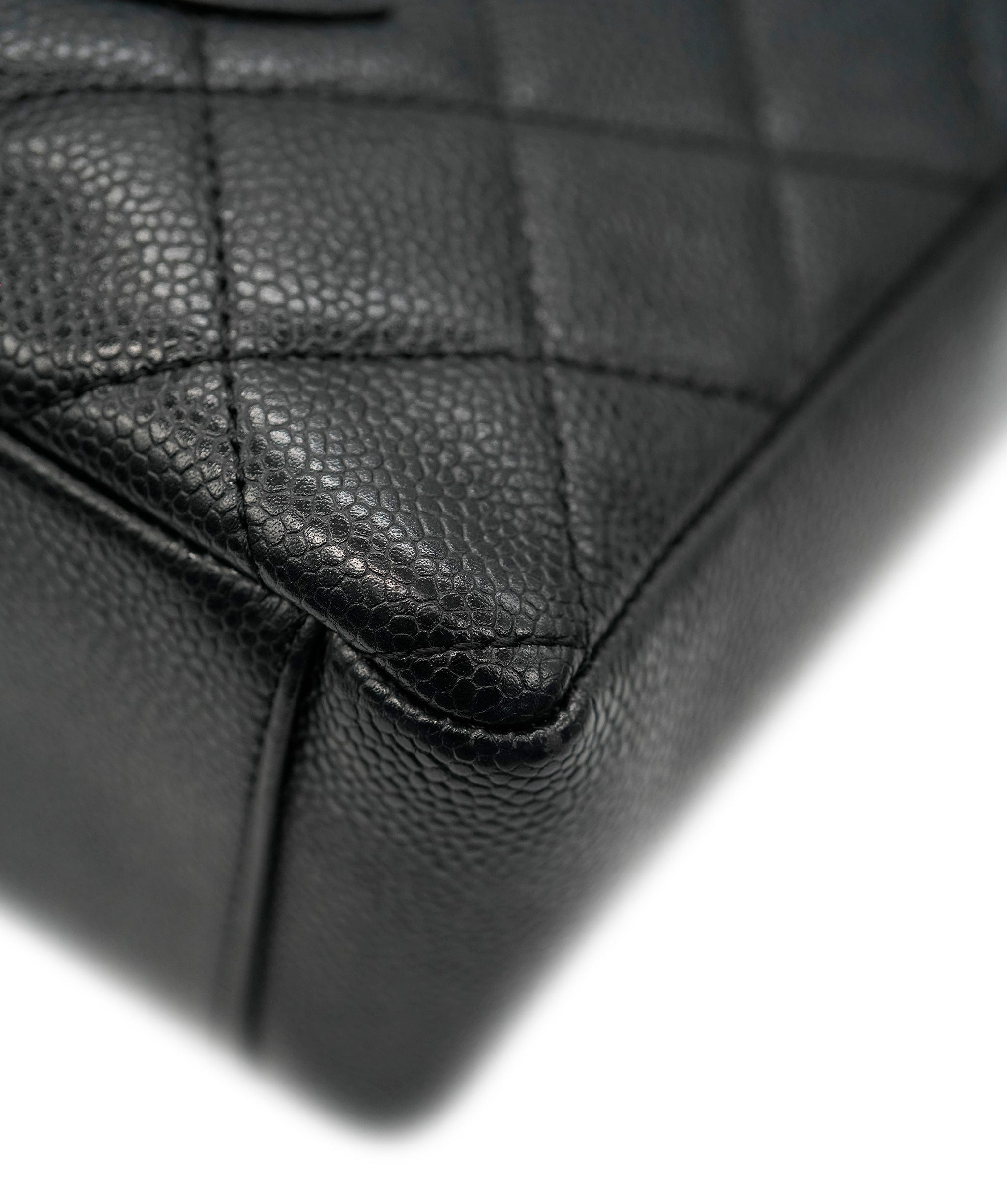 Chanel CHANEL VINTAGE PST CHAIN SHOULDER BAG BLACK CAVIAR SKIN 90269945 DBXS3591