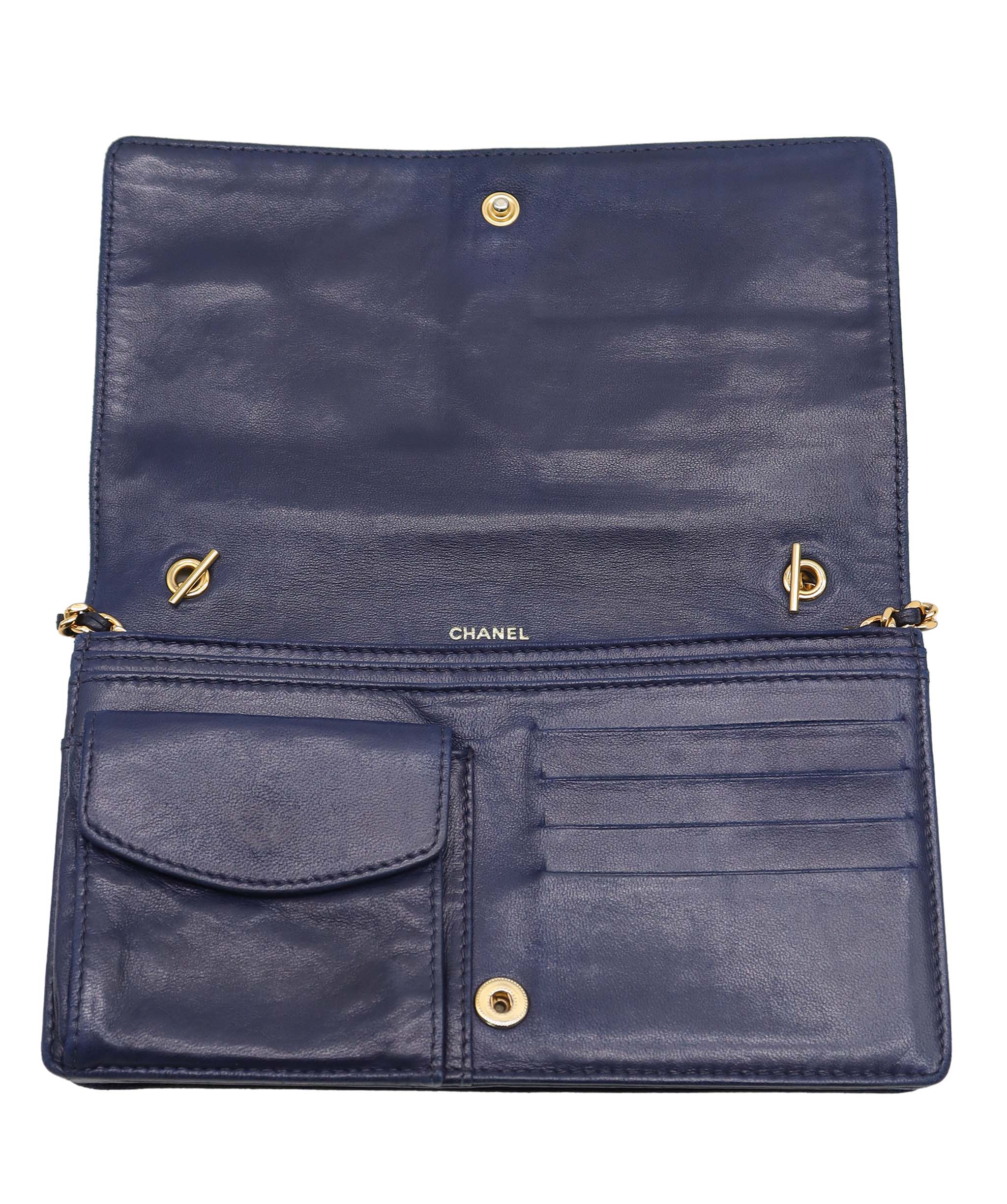 Chanel Chanel Vintage WOC Denim GHW #4 SKC1989