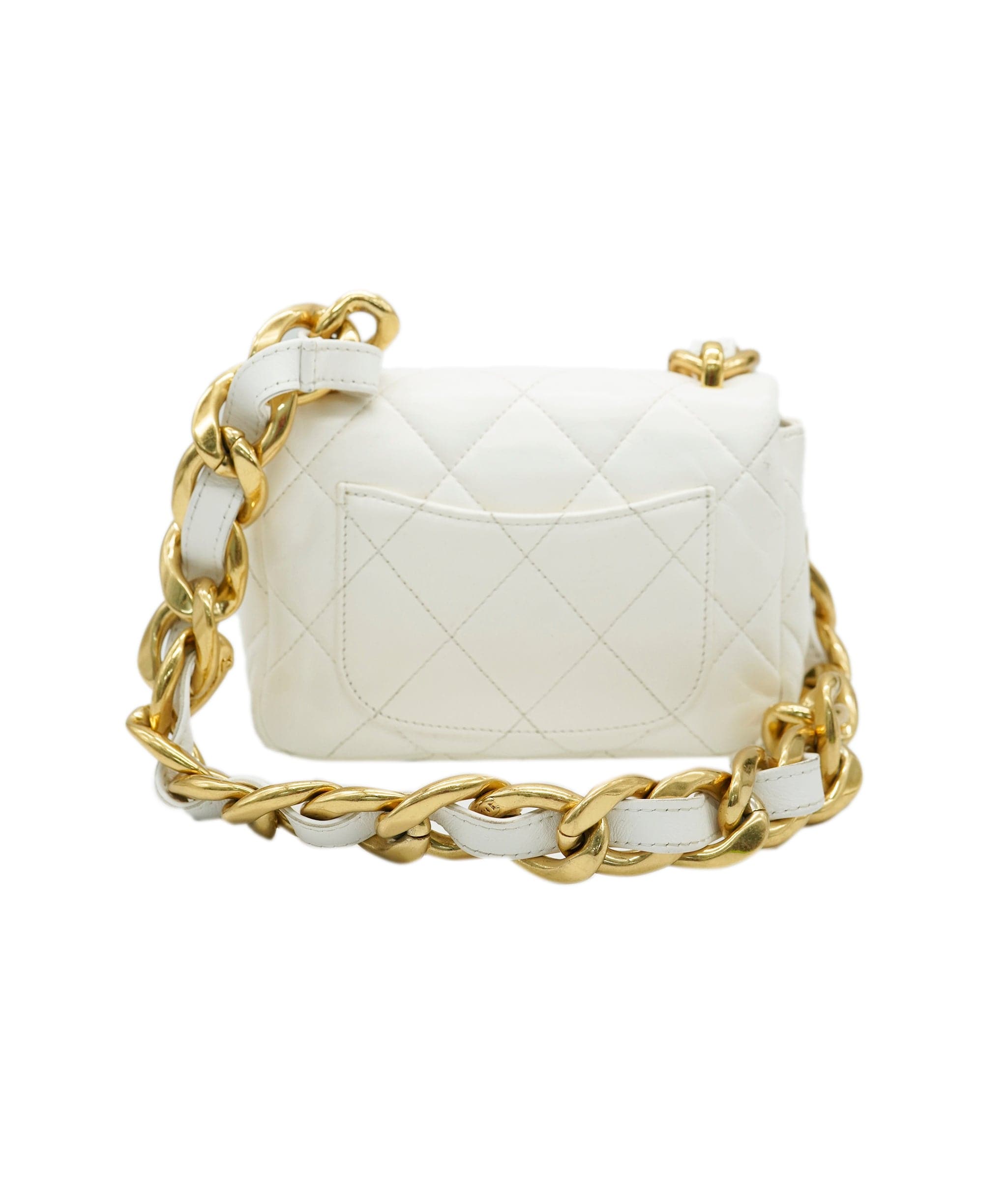 Chanel Chanel white funky town bag mini 22S AGL2554