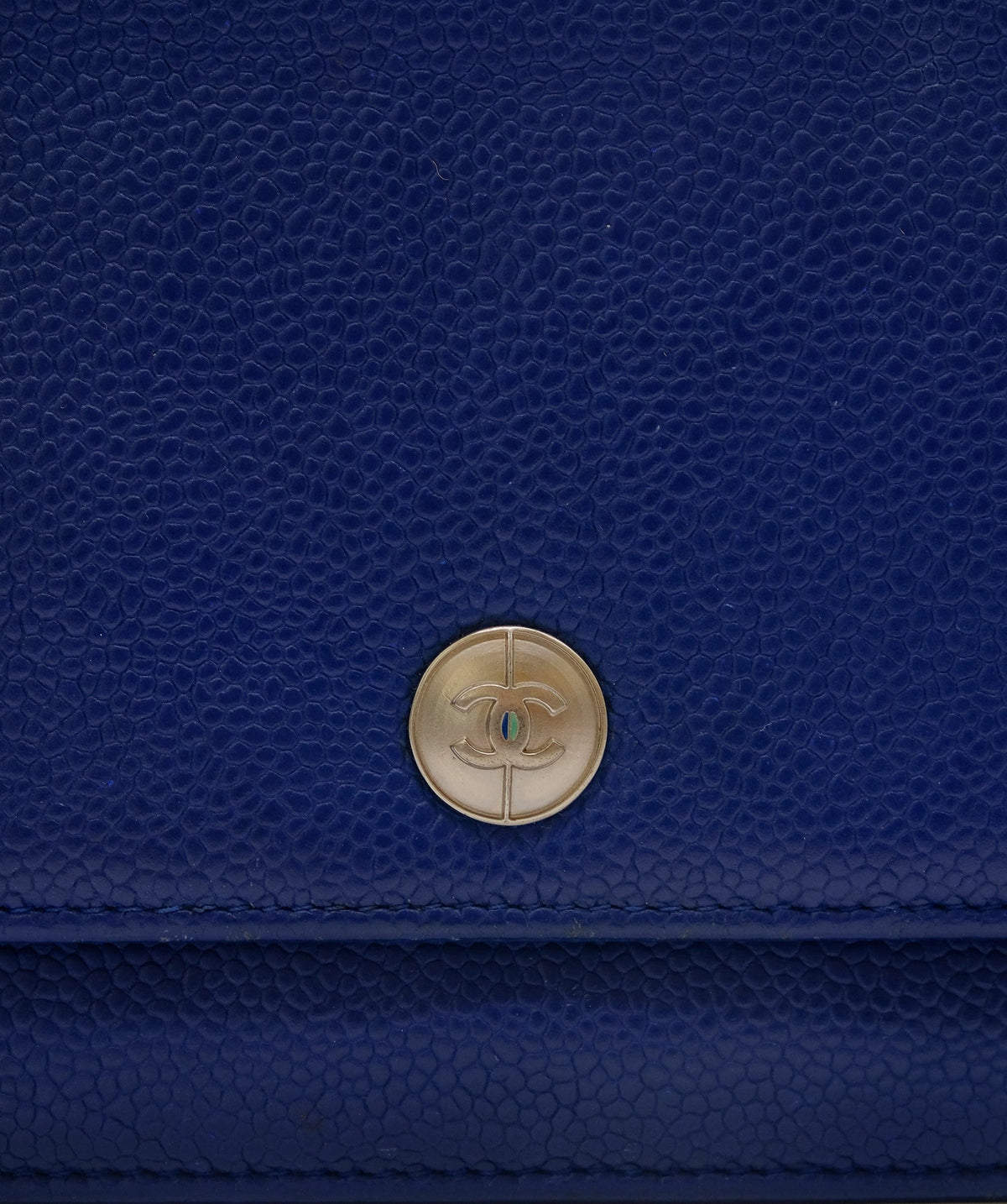 Chanel Chanel WOC Blue Caviar Leather ASC5300