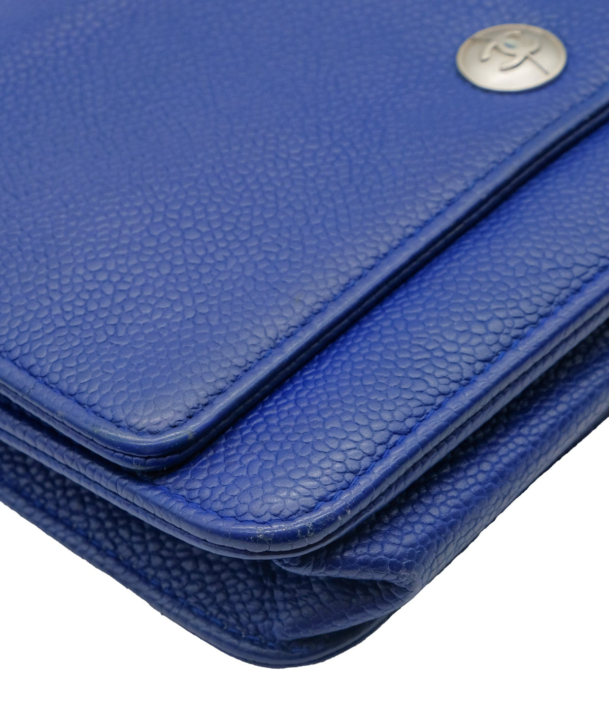 Chanel Chanel WOC Blue Caviar Leather ASC5300