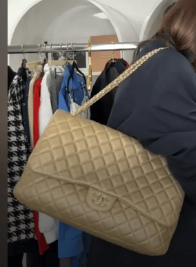 Chanel Chanel XXL Timeless Classic Flap Gold Metallic Lambskin DXBS3738