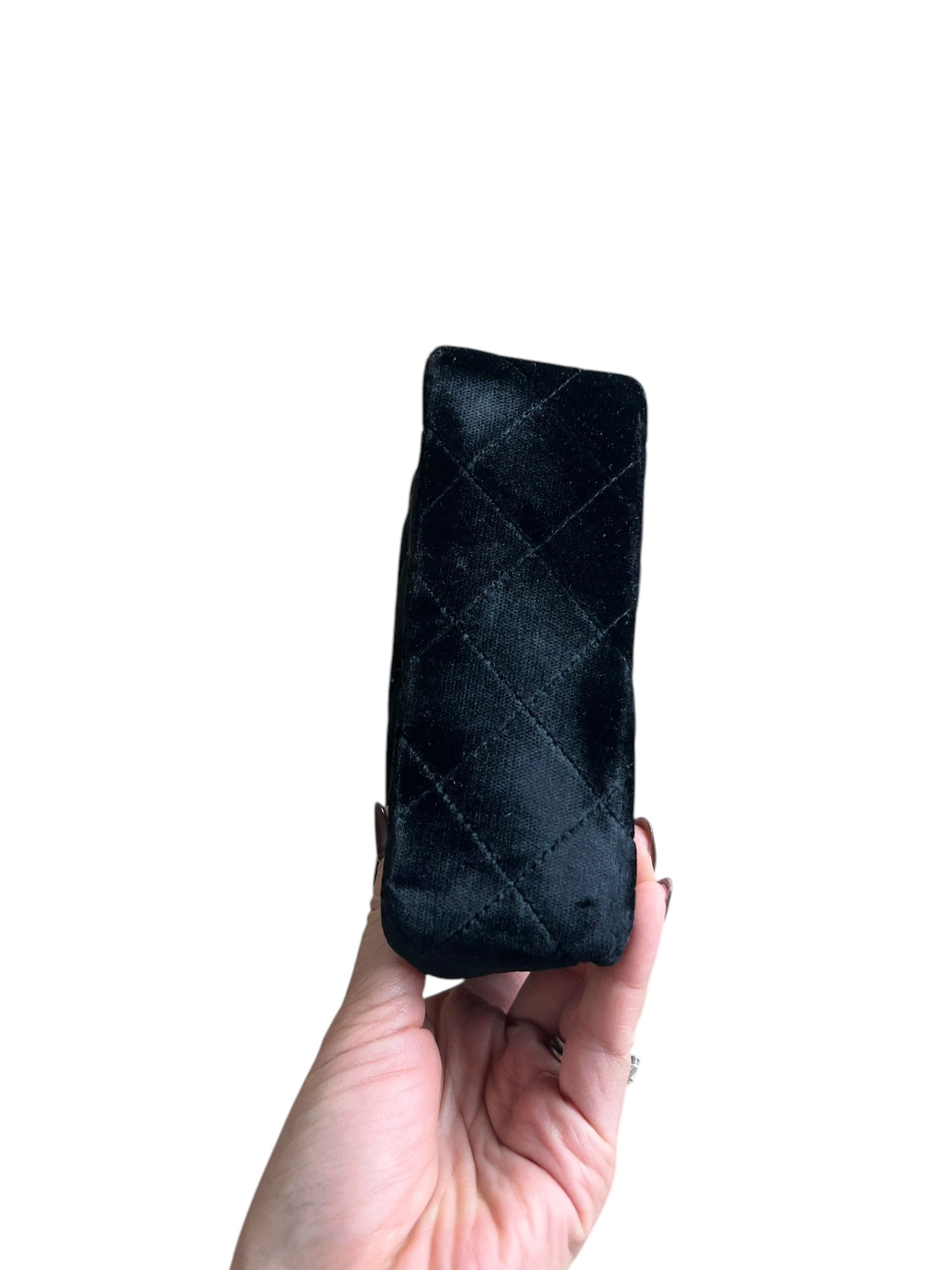 Chanel Rare Chanel Velvet Child Mini Top Handle Bag DXBK0050