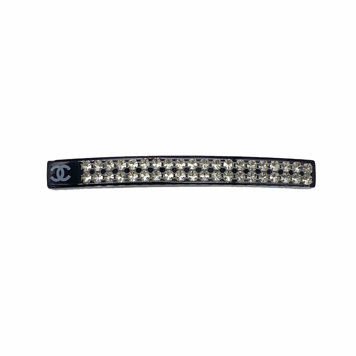 CHANEL CHANEL VALLETTA COCOAMRK BLACK RHINESTONE HAIR ACCESSORY 05P 90322034