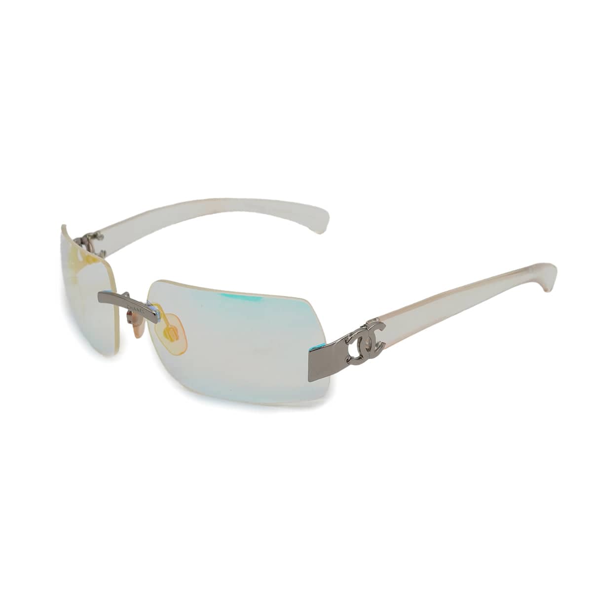 CHANEL VINTAGE CHANEL COCOMARK LOGO SUNGLASSES CLEAR EYEWEAR 90326765