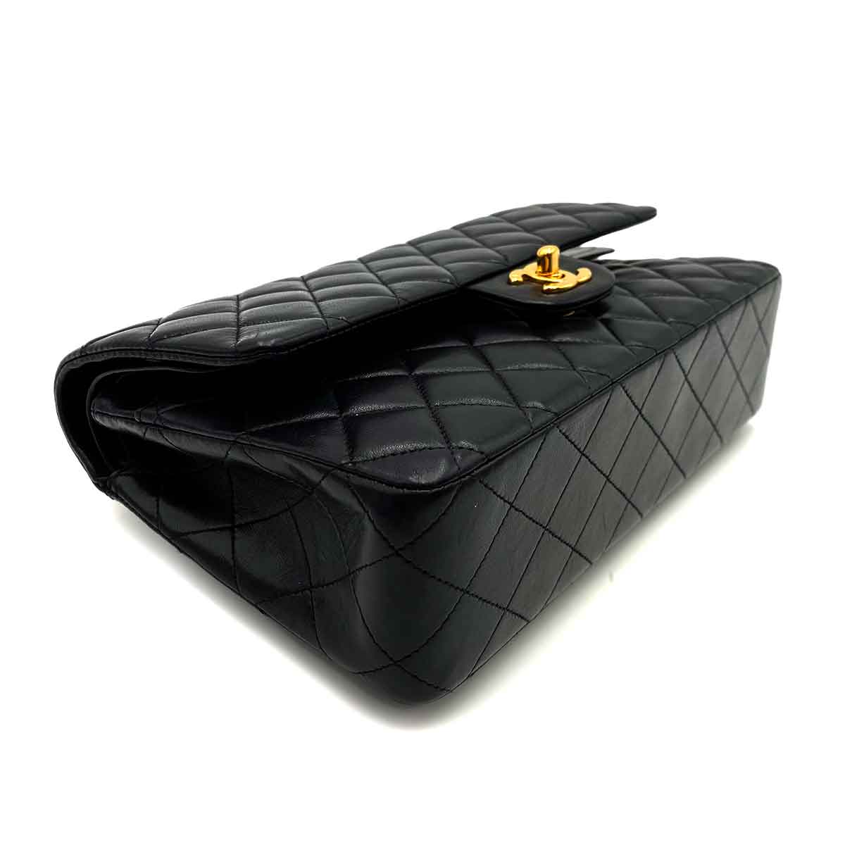 Chanel Chanel Vintage Classic Flap Medium Black Lambskin GHW #5 90227586