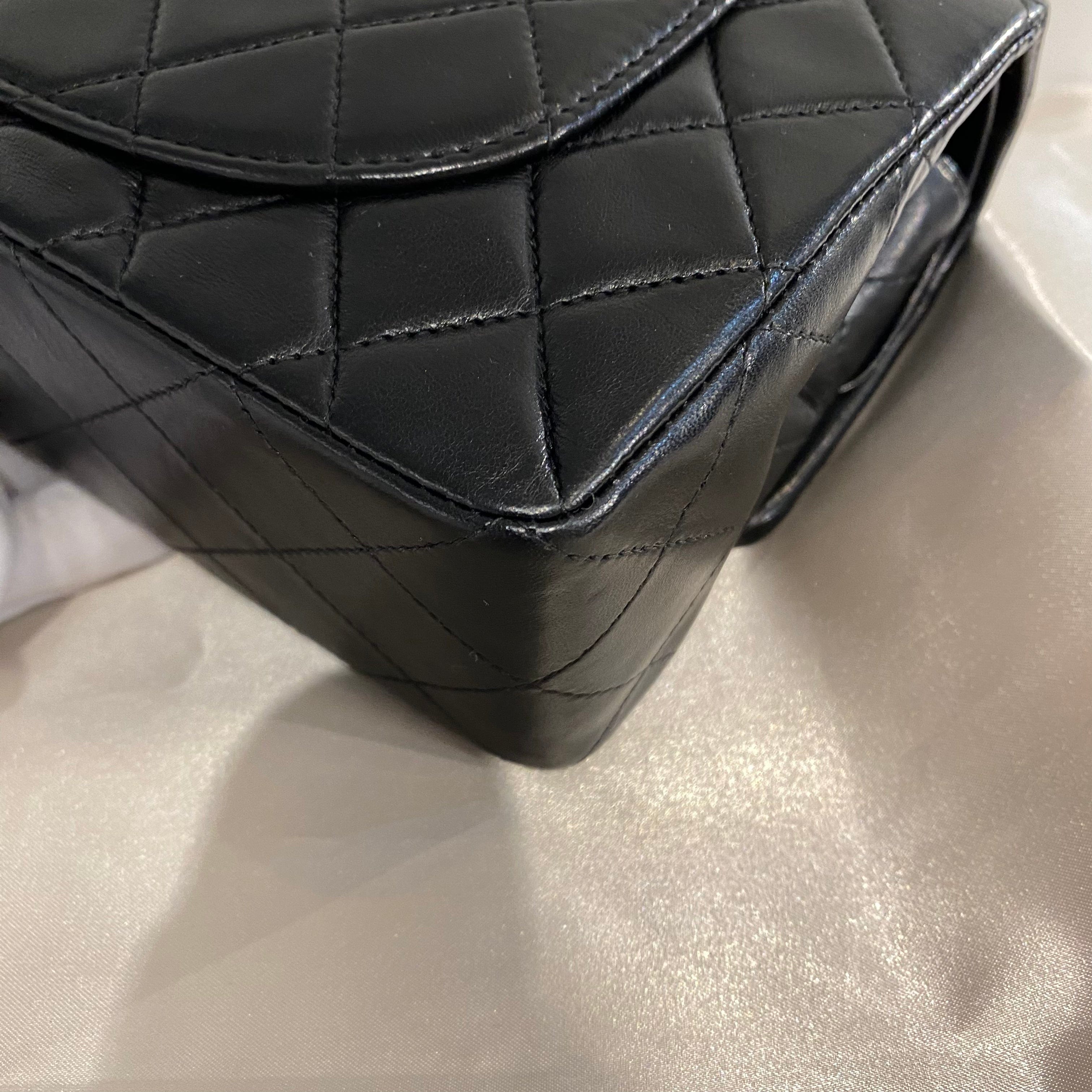 Chanel Chanel Vintage Classic Flap Small Black Lambskin GHW #6 90212817