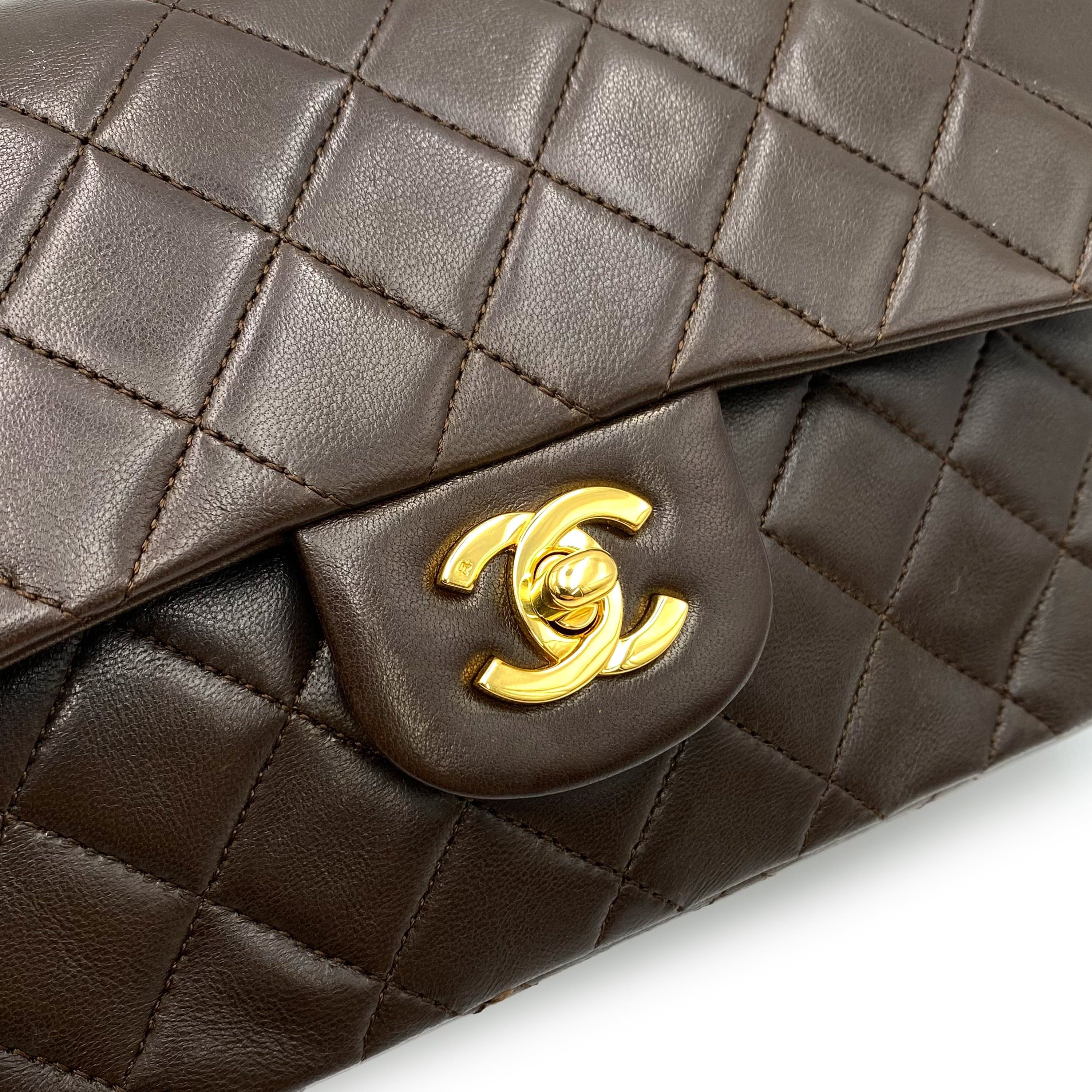 Chanel Chanel Vintage Classic Flap Small Caramel Lambskin GHW #1 90230614