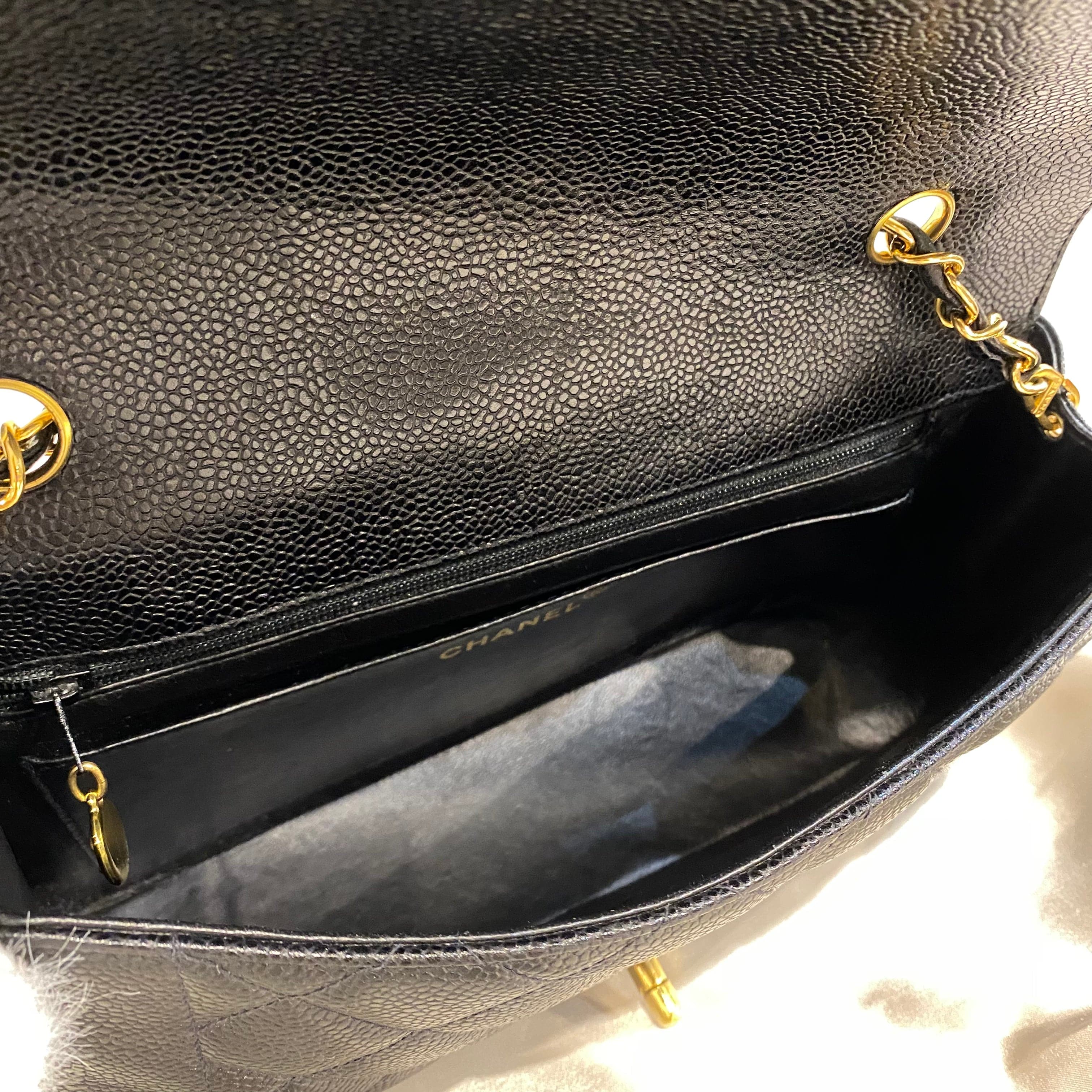 Chanel Chanel Vintage Diana Medium Black Caviar GHW #2 90213952