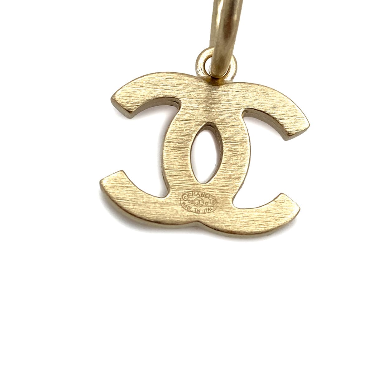 chanel CHANEL VINTAGE EARRINGS COCO MARK RED ACCESSORY 08C 90259937