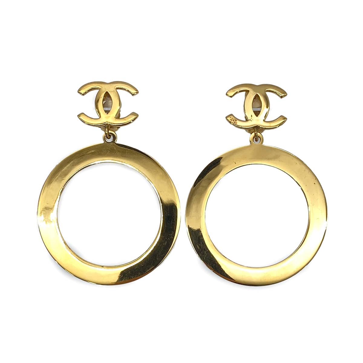 Chanel CHANEL VINTAGE EARRINGS COCOMARK HOOP ACCESSORY 90271862