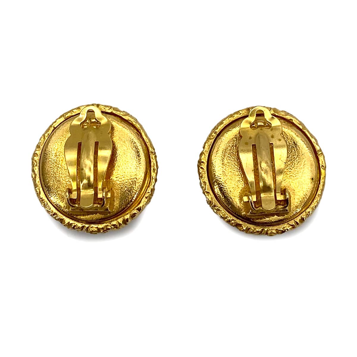 chanel CHANEL VINTAGE EARRINGS COCOMARK ROUND ACCESSORY 93A 90255960