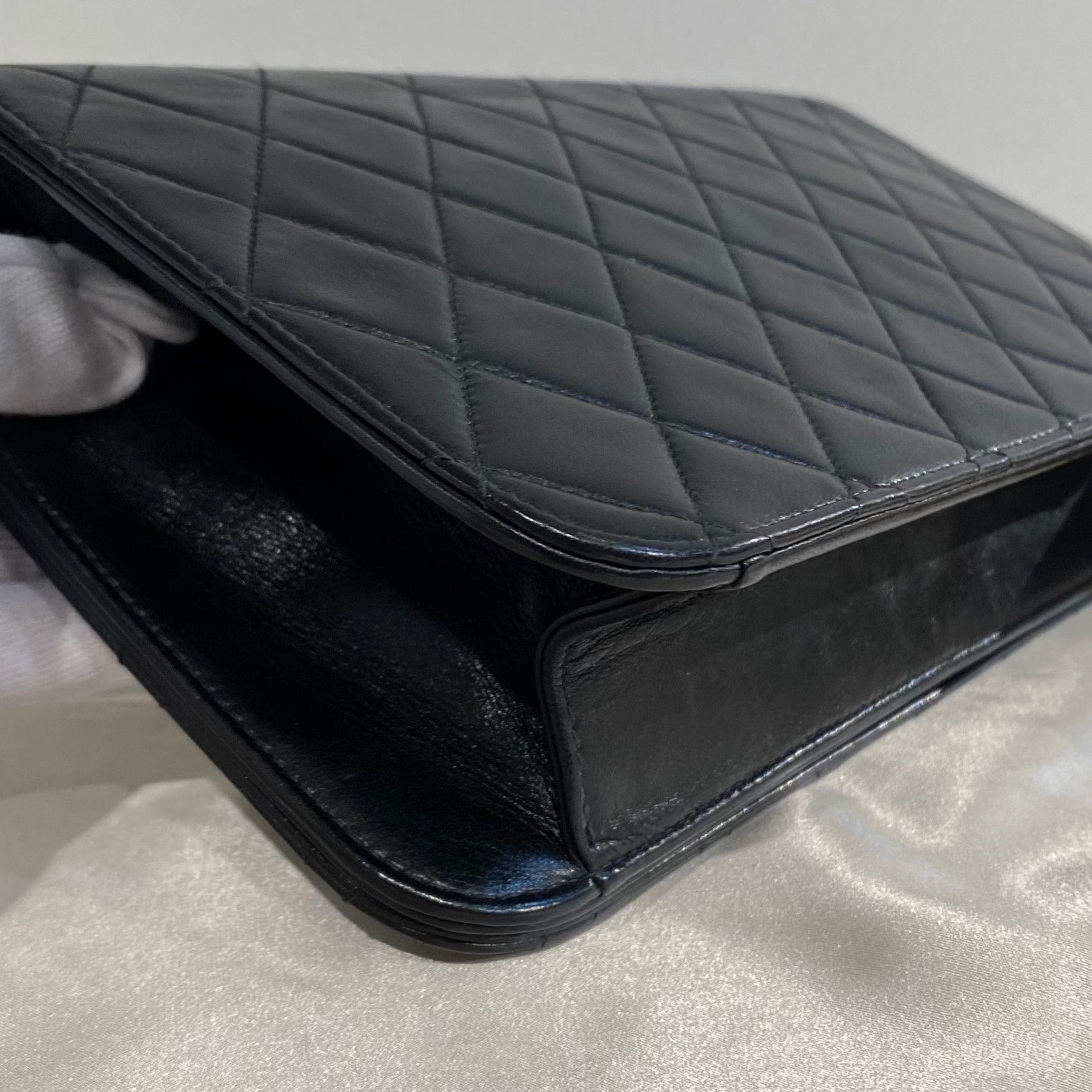 Chanel Chanel Vintage Full Flap Black Lambskin GHW #9 90209223