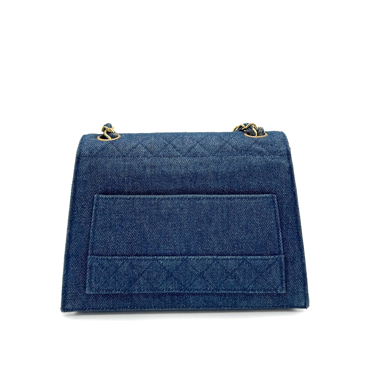 Chanel CHANEL VINTAGE MATELASSE SHOULDER BAG BLUE DENIM 90268835
