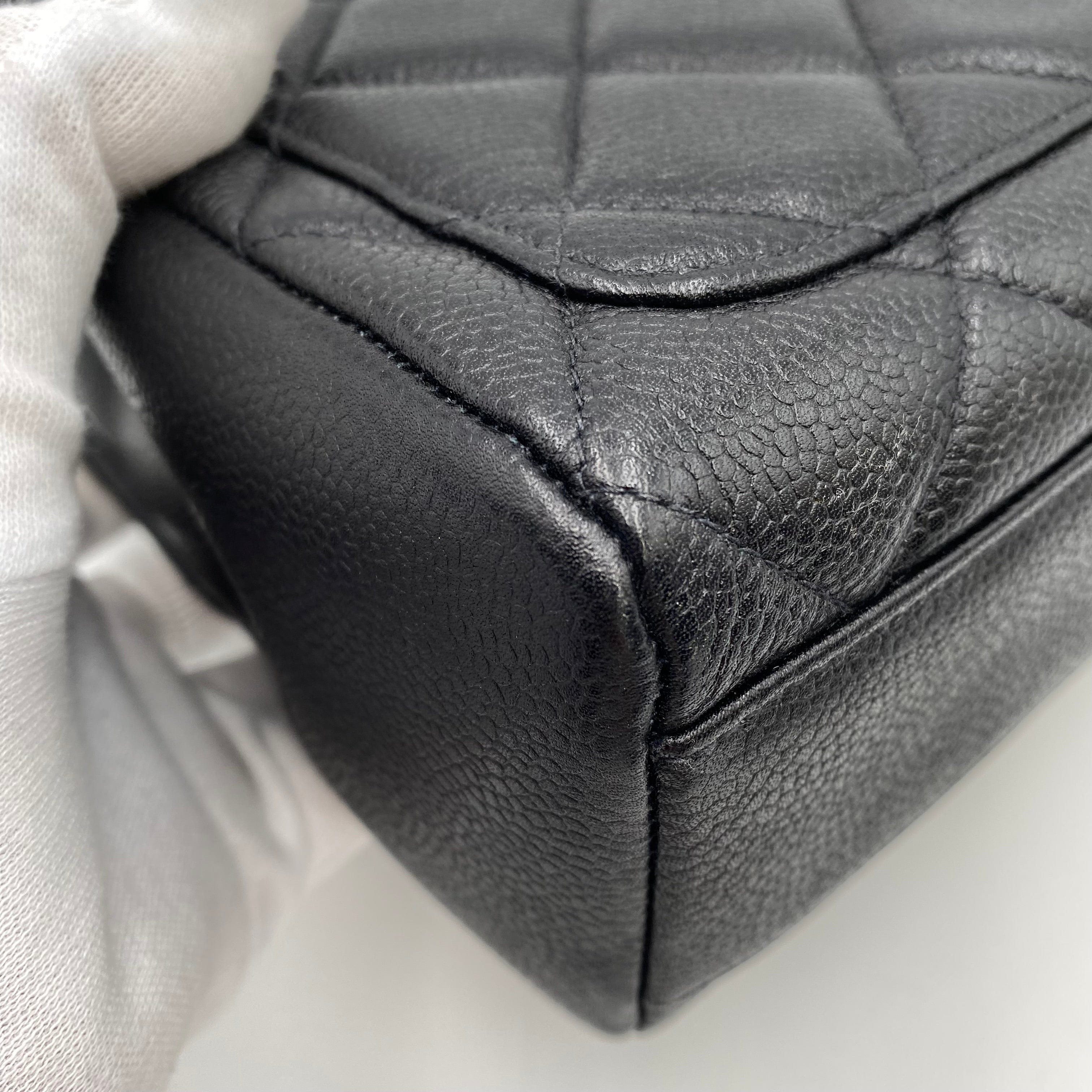 Chanel Chanel Vintage Single Flap Black Caviar GHW #4 90222290