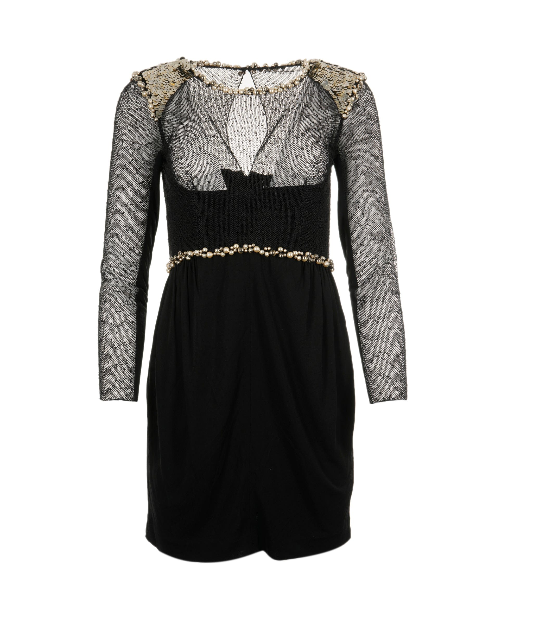 Chanel Chanel Dress Black with sequins FR36 P36328W04360 AVC1256