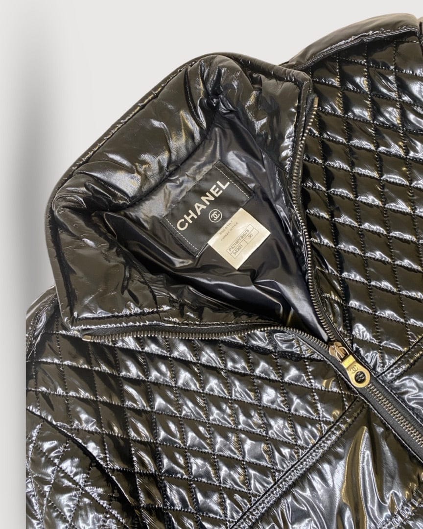 Chanel Black Chanel Coat, 36