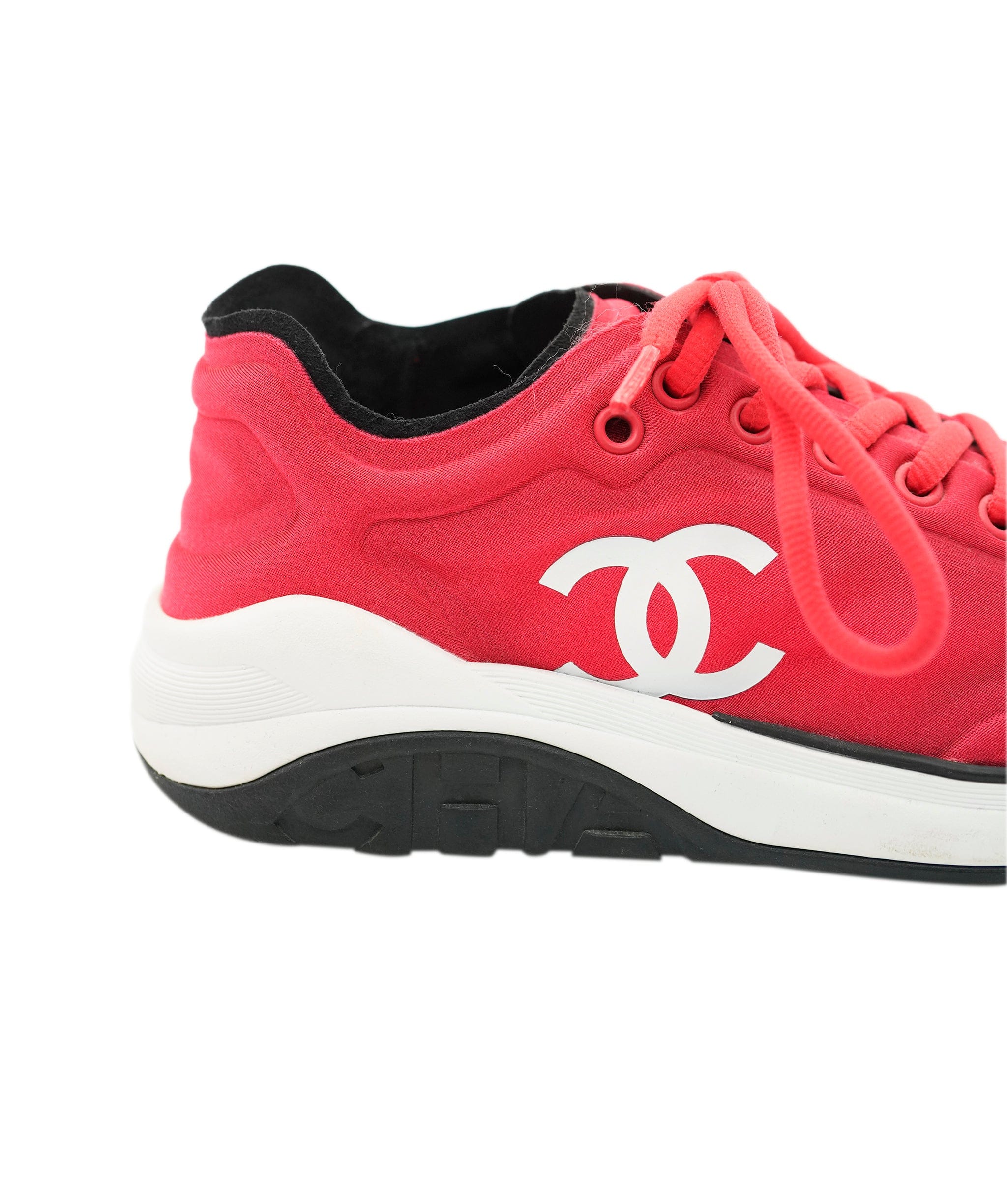 Chanel Chanel Red CC Sneakers Size AGC1723