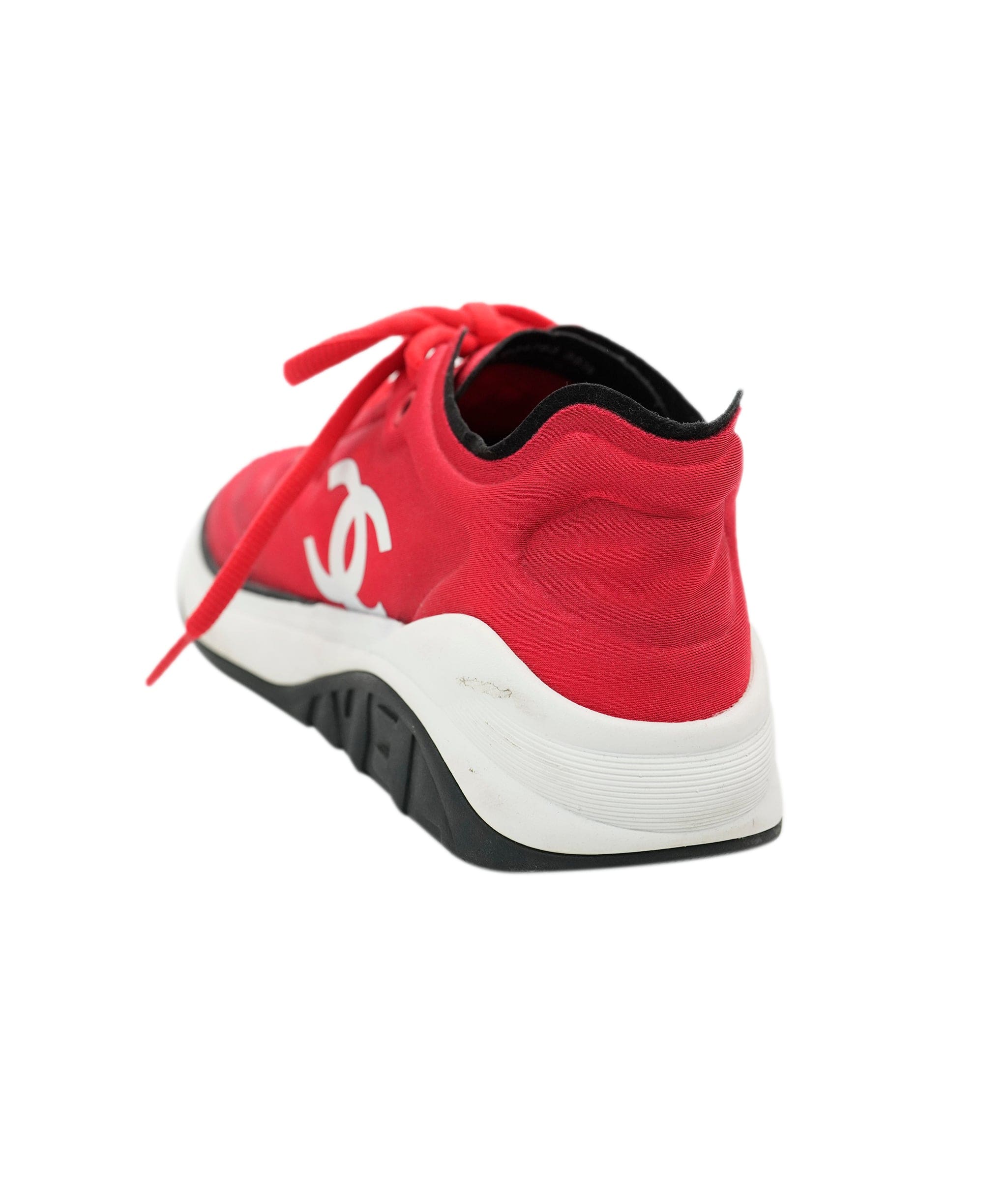 Chanel Chanel Red CC Sneakers Size AGC1723
