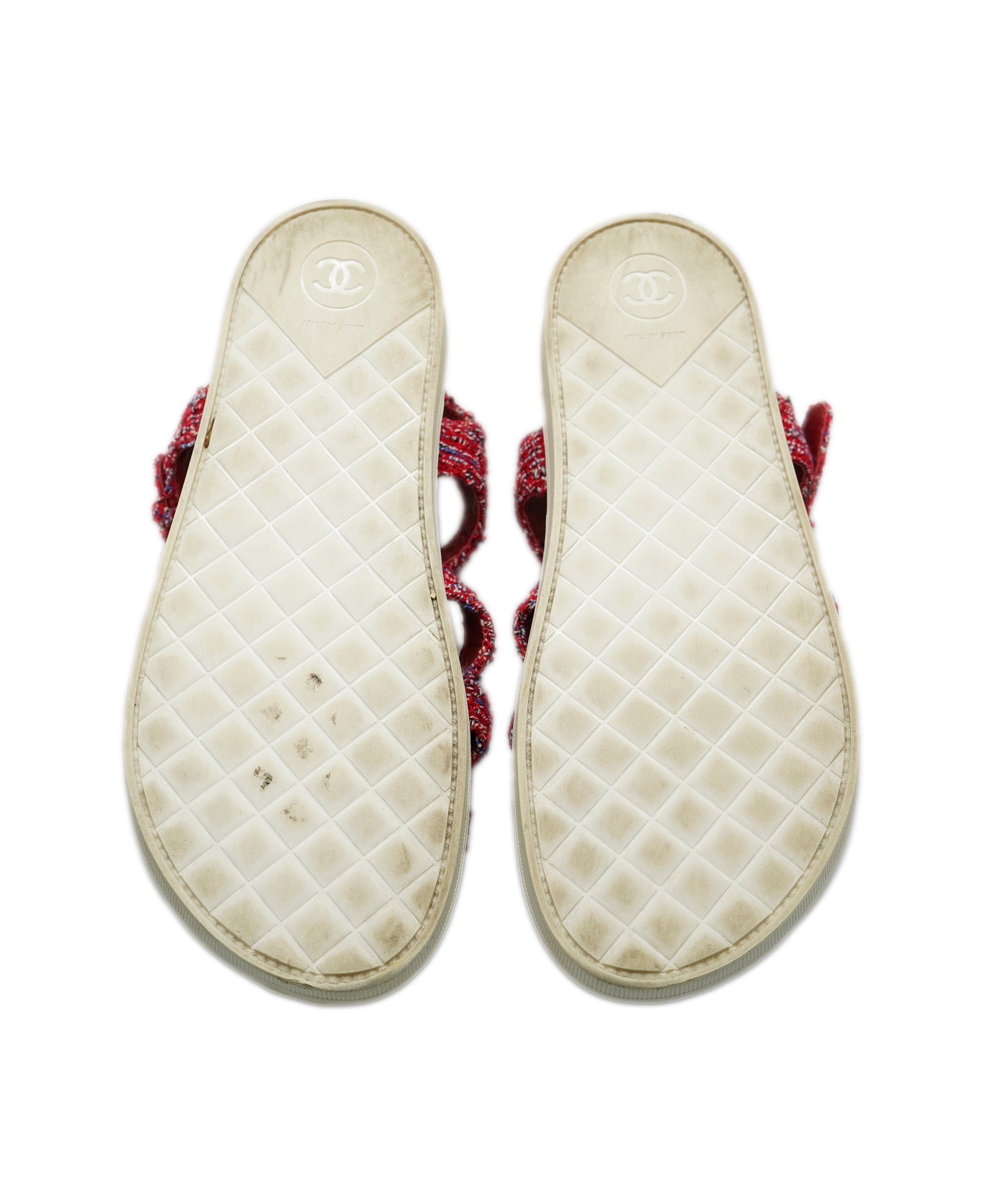 Chanel Chanel Red Sandals ALC1079