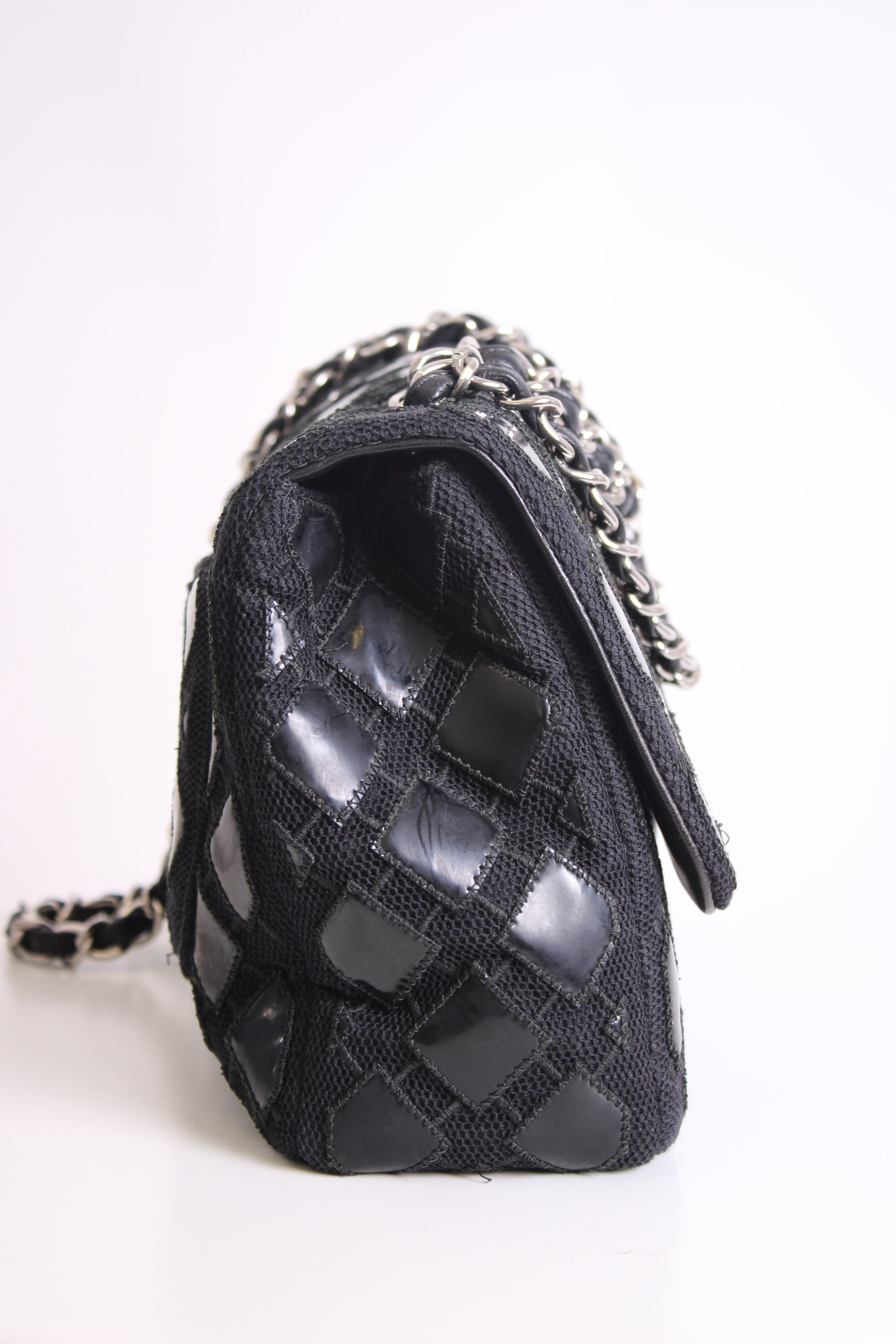 Chanel Black Patent Chanel Bag