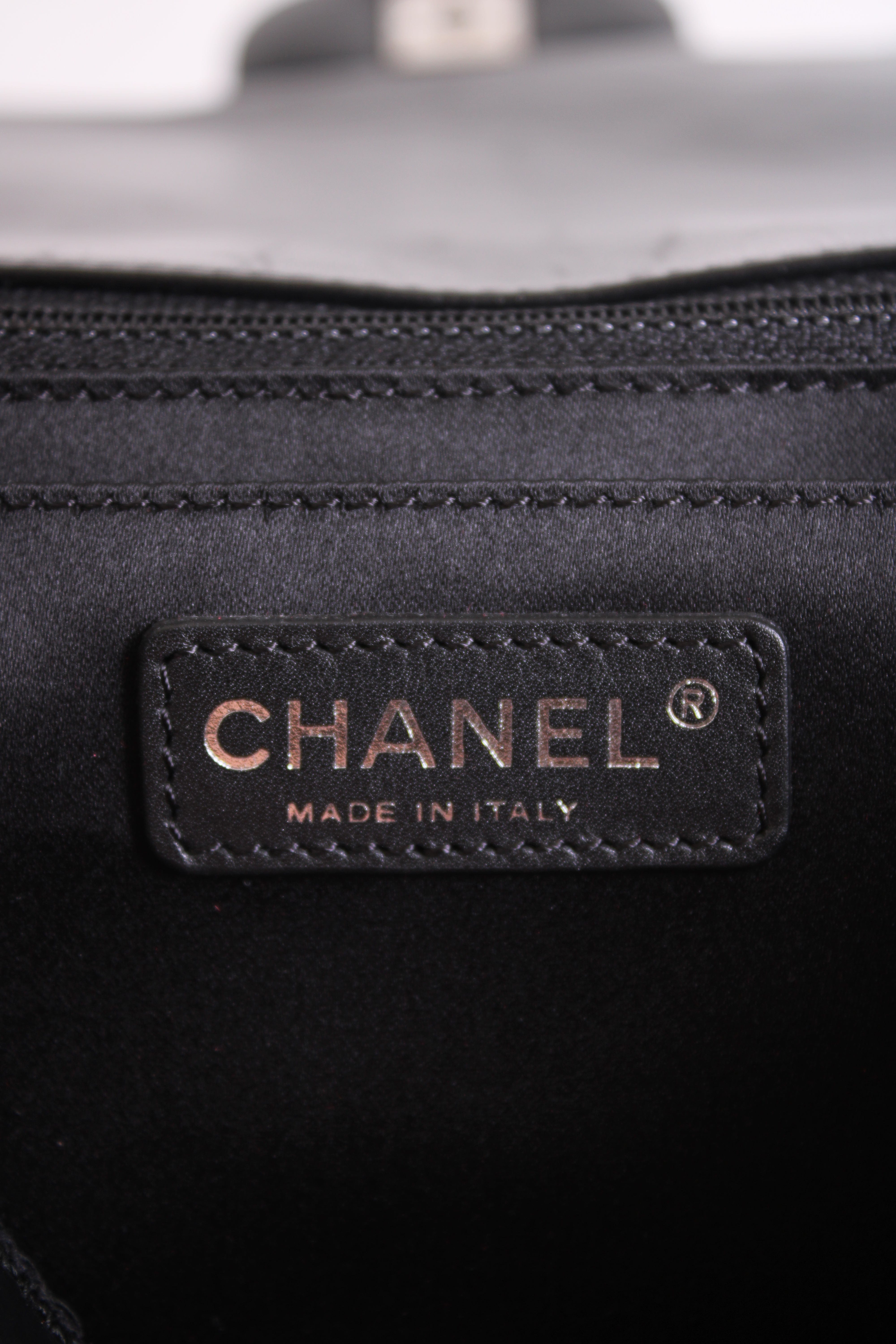 Chanel Black Patent Chanel Bag