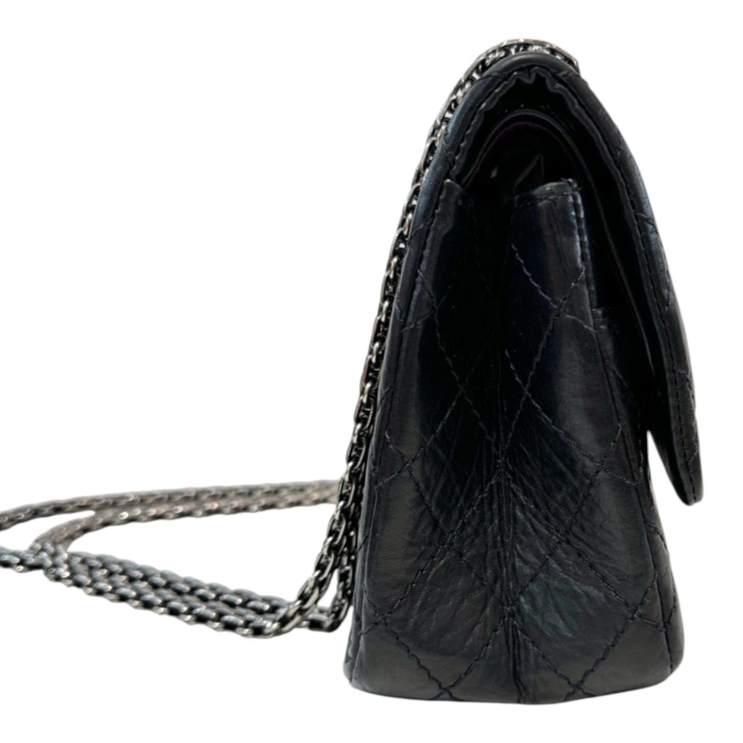 Chanel Chanel 2.55 Reissue Small Black with Rithelium Hardware