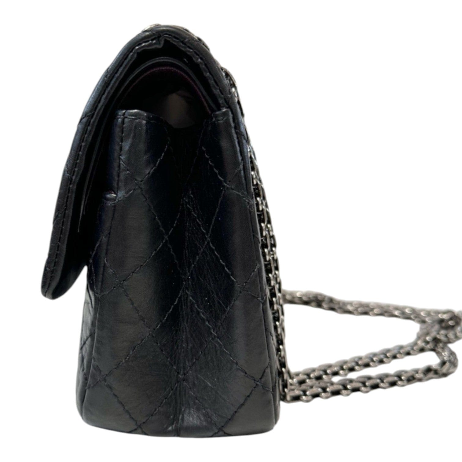 Chanel Chanel 2.55 Reissue Small Black with Rithelium Hardware
