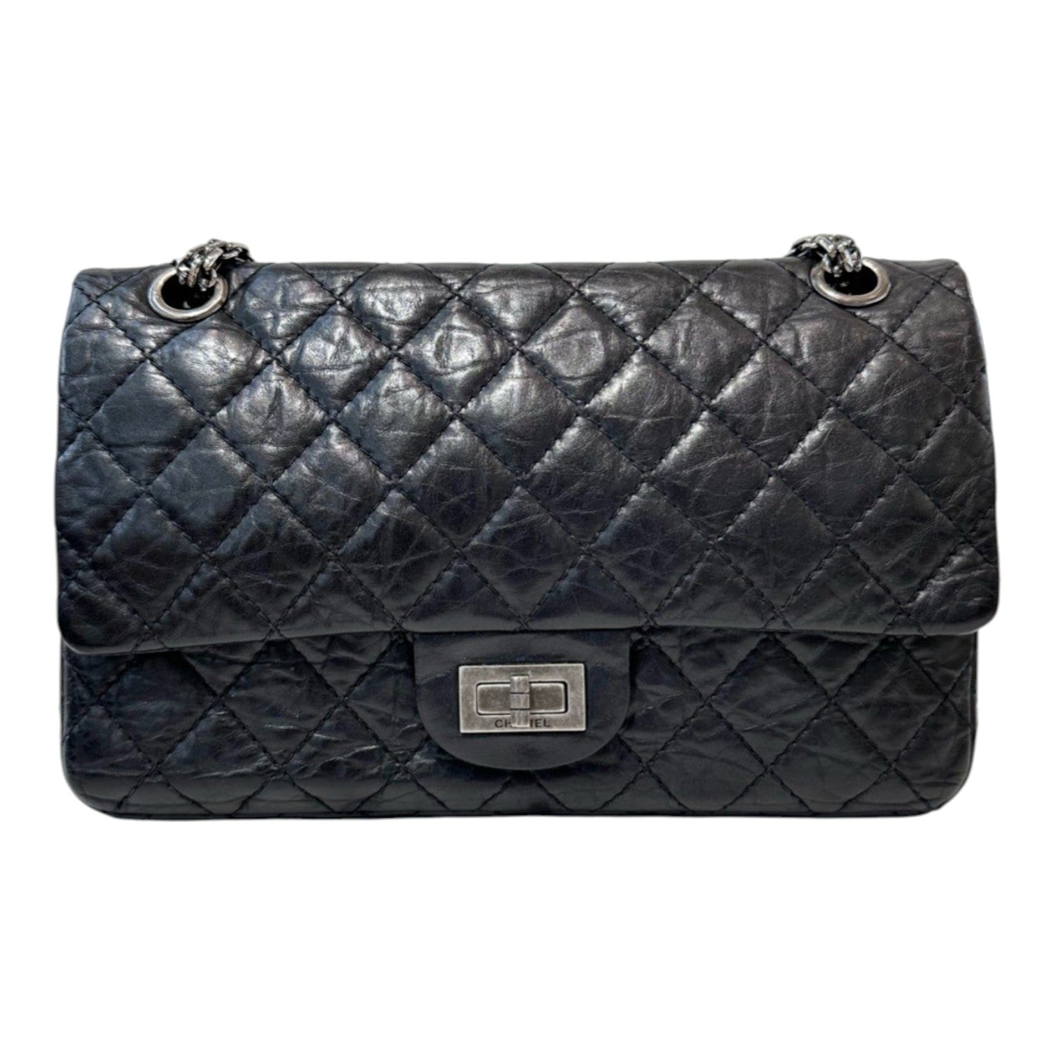 Chanel Chanel 2.55 Reissue Small Black with Rithelium Hardware