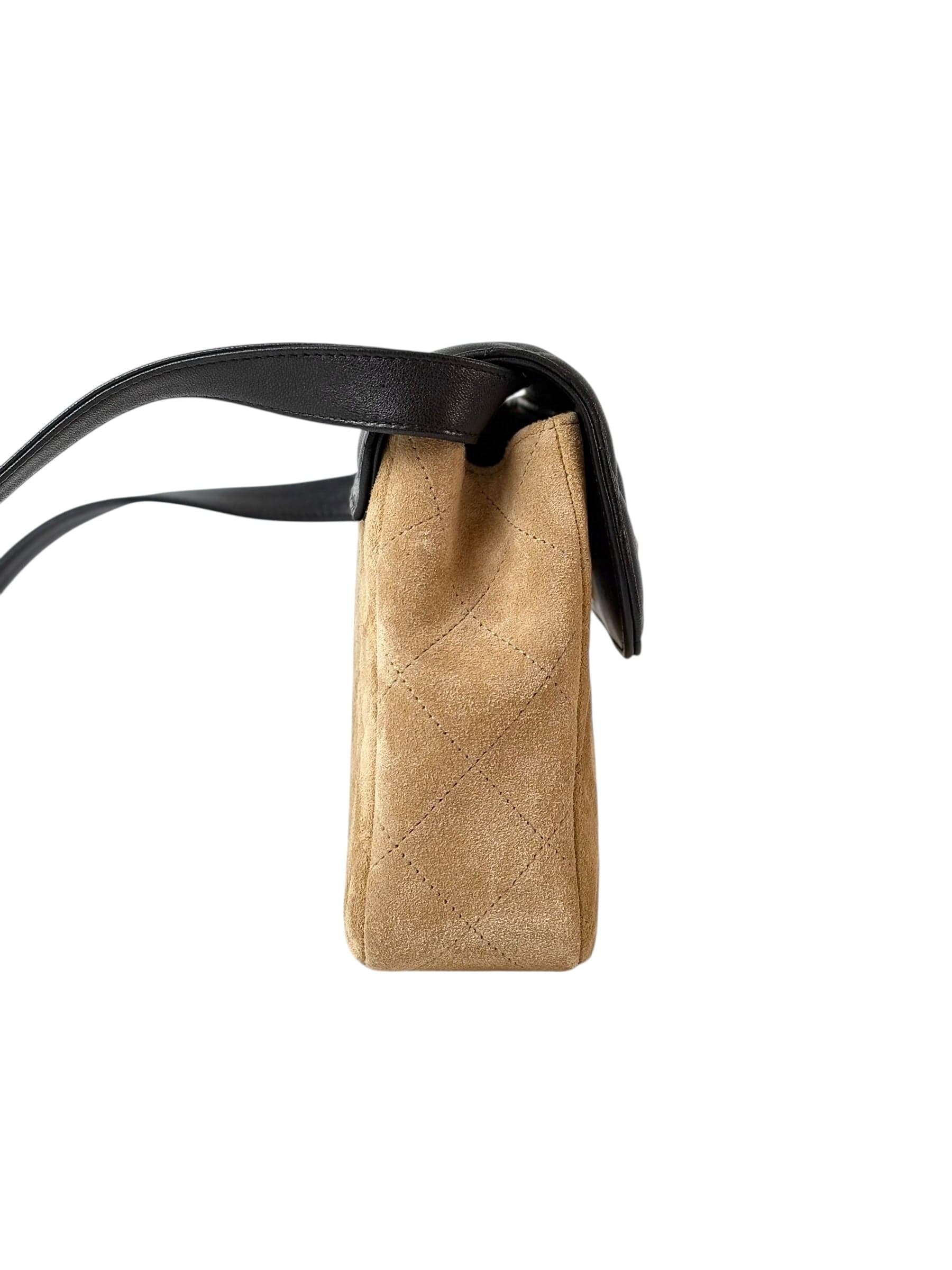 Chanel Chanel 25A Mini Box Suede and Lambskin Bag