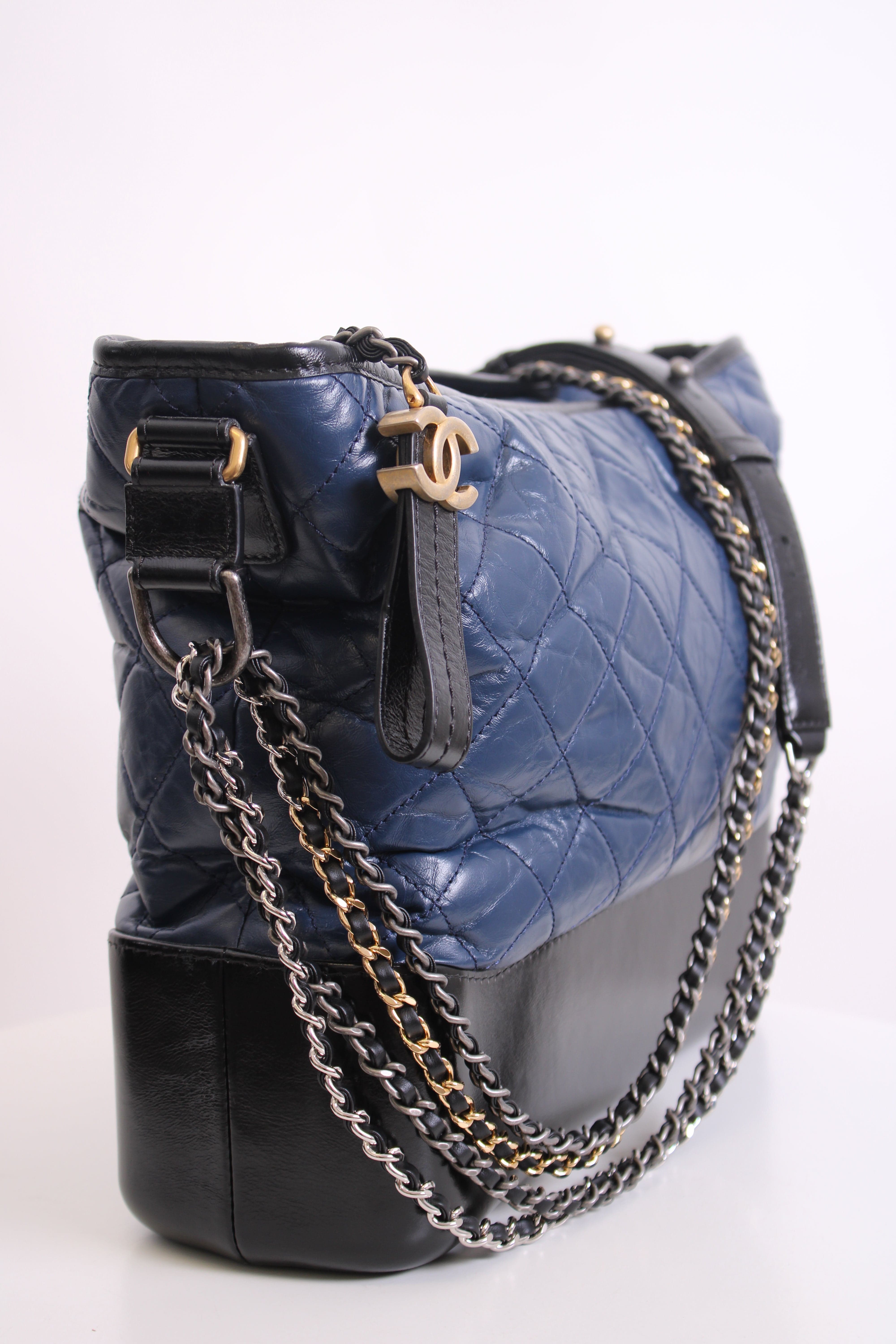 Chanel Chanel Bag Navy/ Black