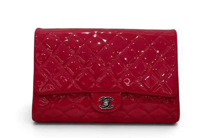 Chanel Chanel 'Barbie' Pink Patent Leather Classic Flap with PHW