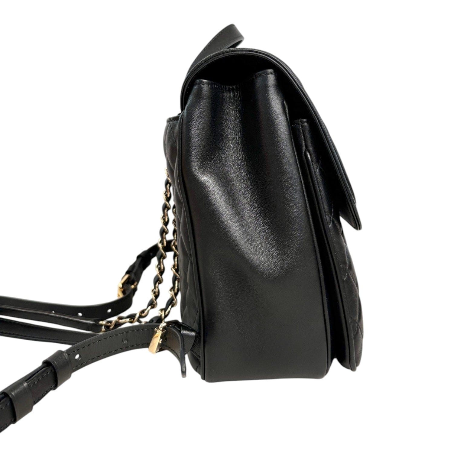 Chanel Chanel Black Calfskin Backpack Bag