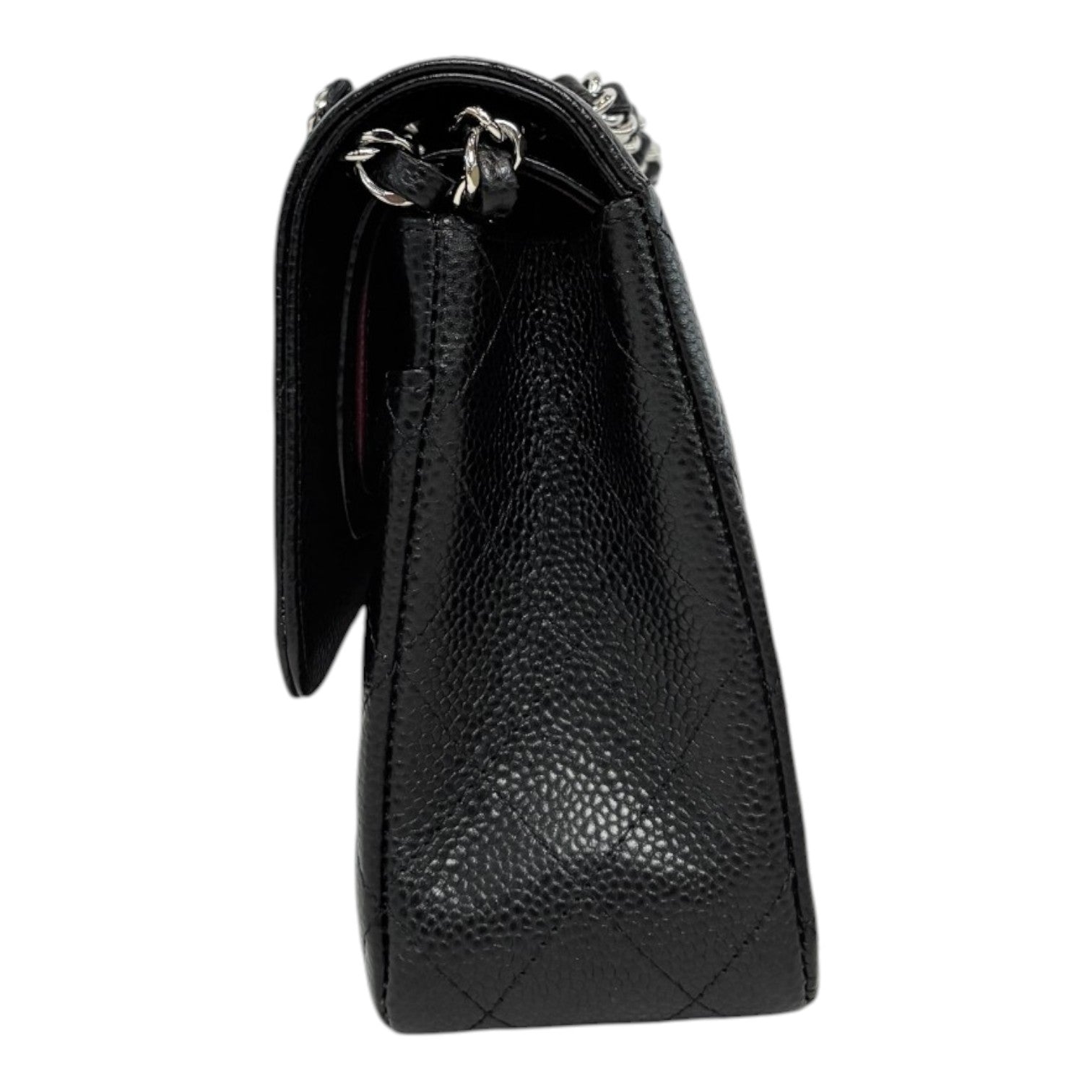 Chanel Chanel Black Classic Flap Medium Bag with SHW