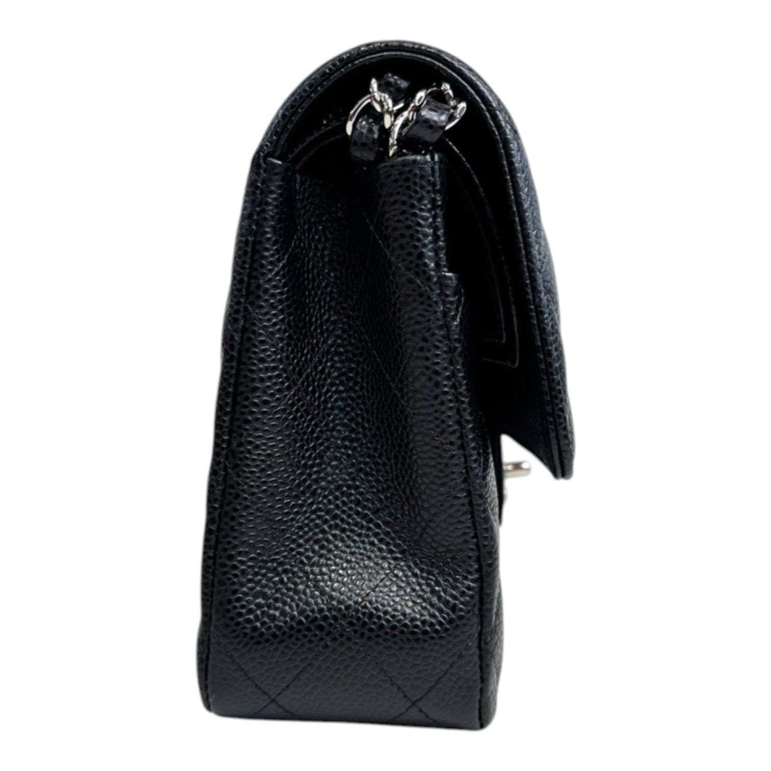 Chanel Chanel Black Classic Flap Medium Caviar Bag with SHW