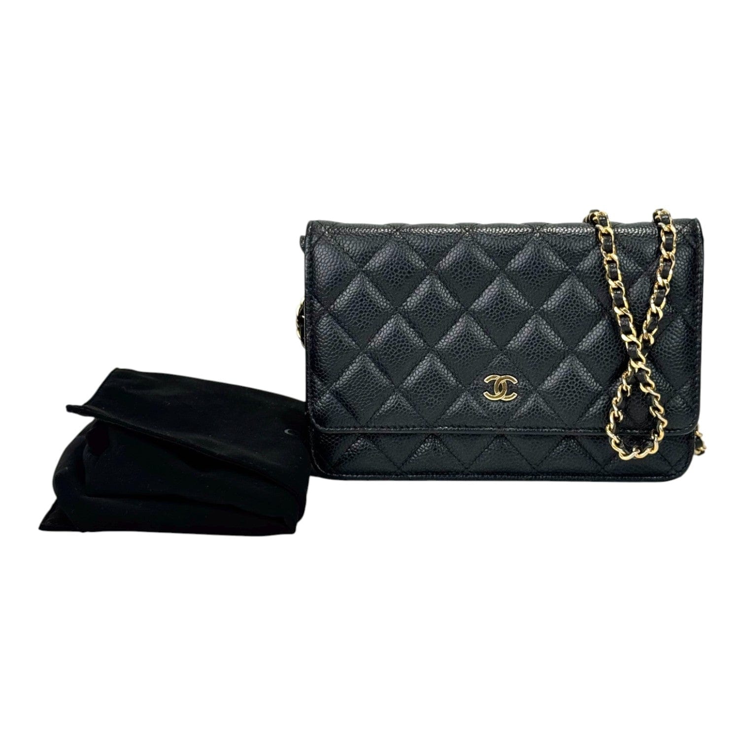 Chanel Chanel Black Classic Flap WOC Bag