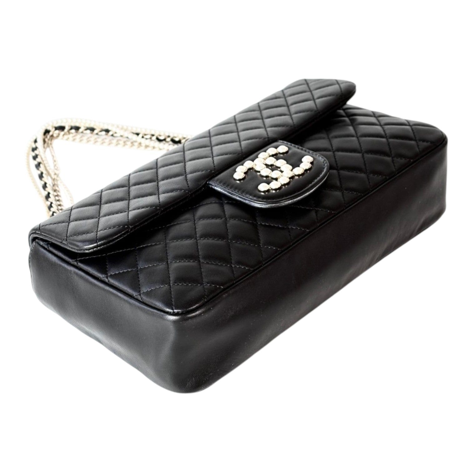 Chanel Chanel Black Lambskin Westminster Pearl Flag Bag