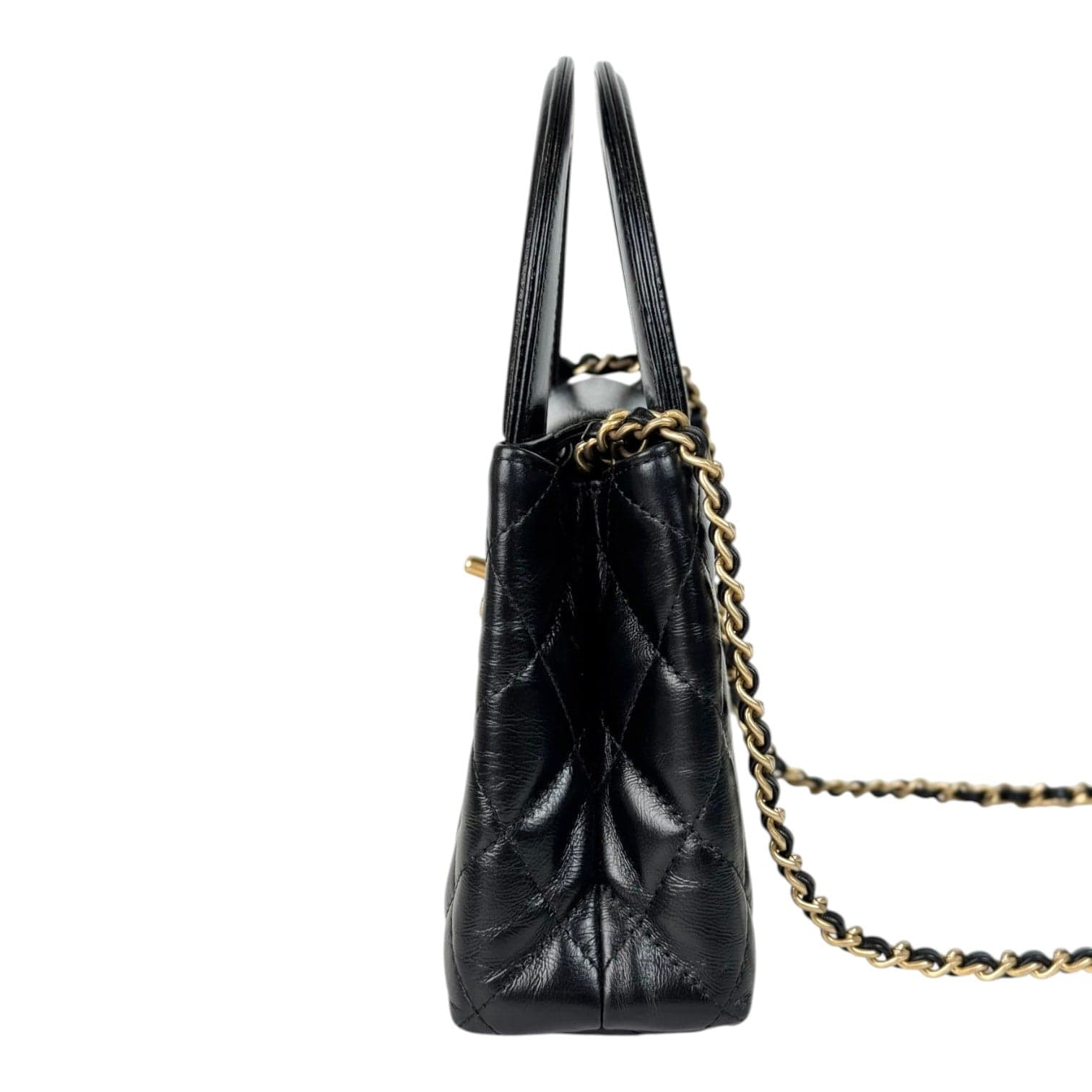 Chanel Chanel Black Mini Kelly Tote Bag with GHW